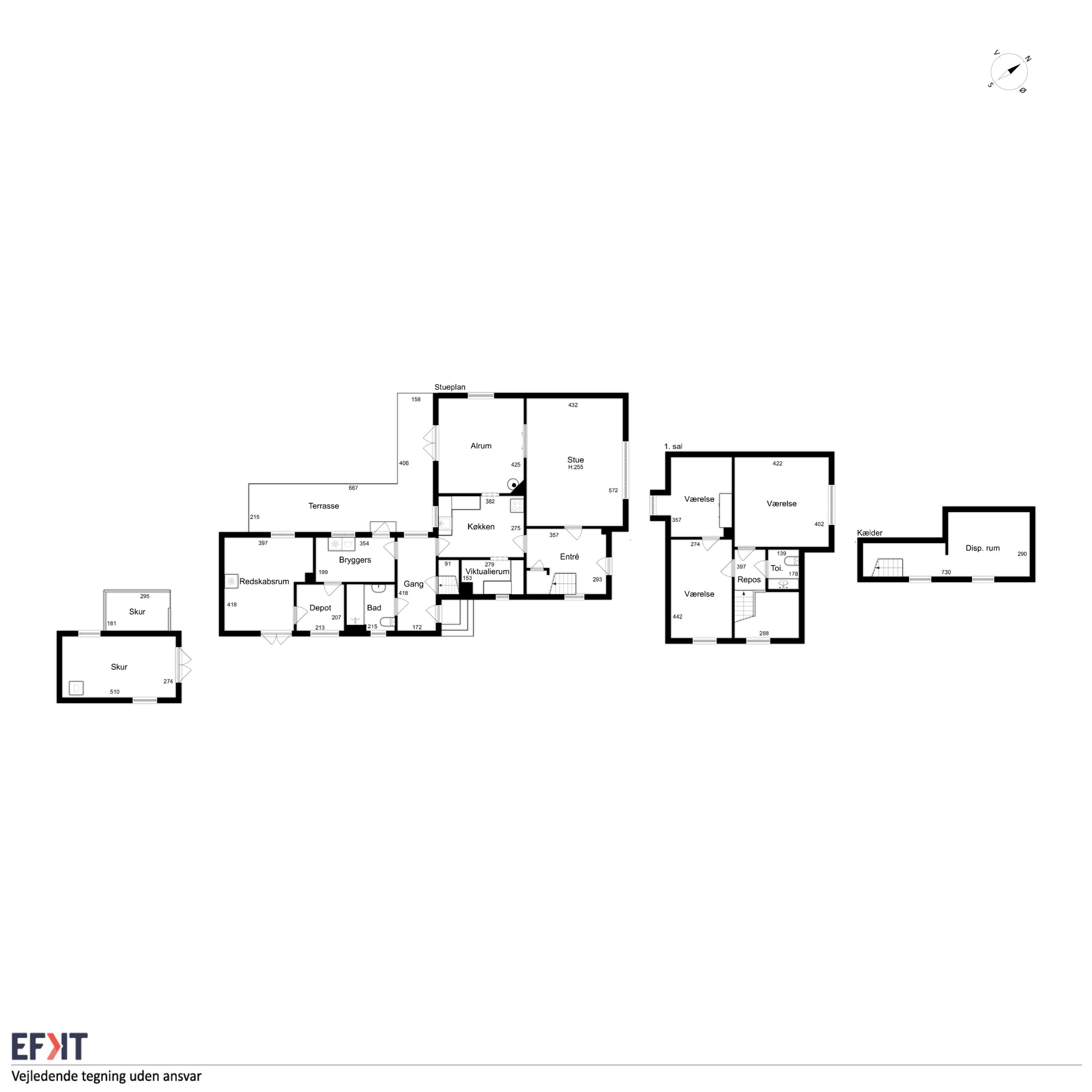 Plantegninger billede af Østergade 12, Lohals, 5953 Tranekær