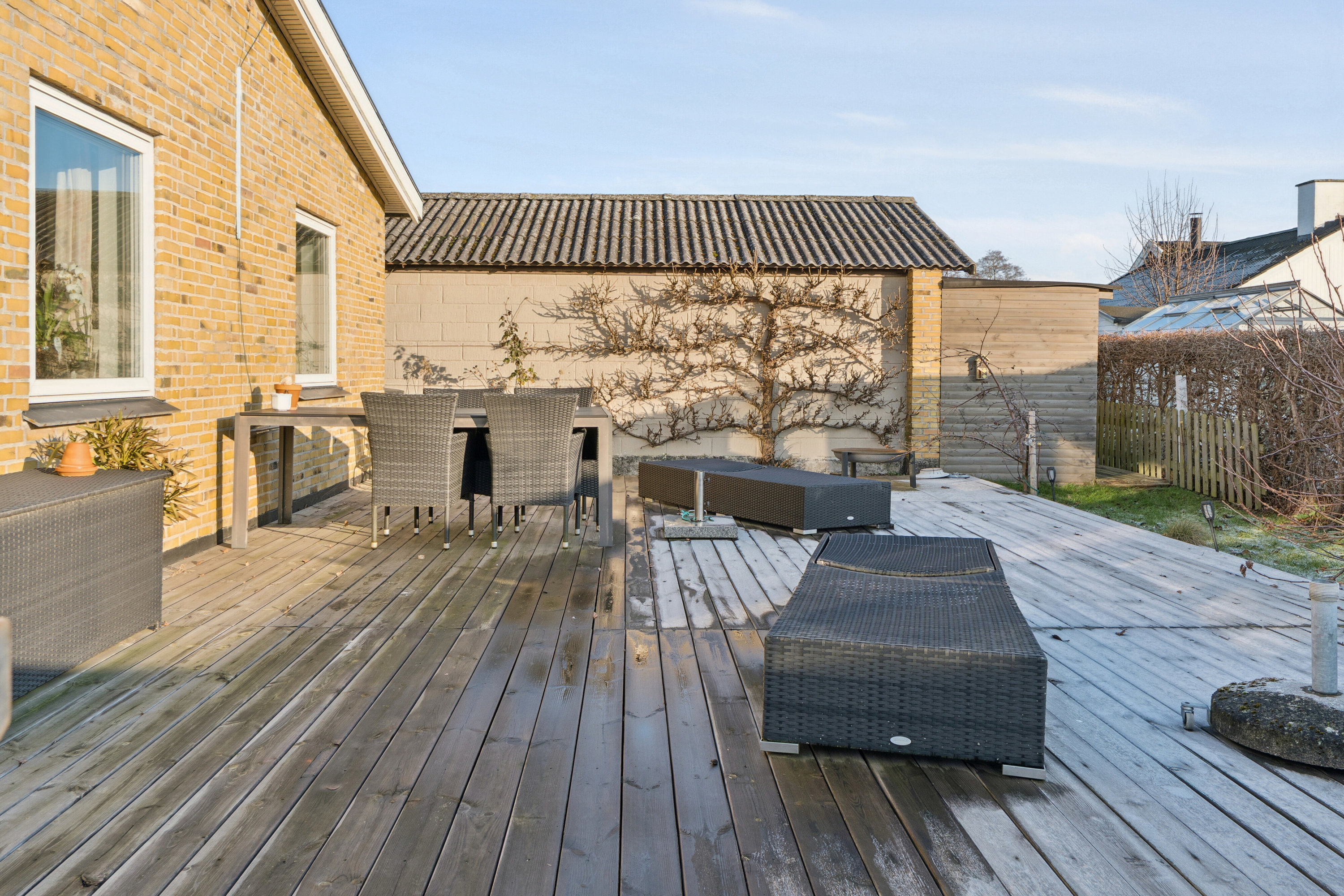 Fremhævet terrasse billede i fuldskærmstilstand. Billede af Tværvej 5, 3300 Frederiksværk