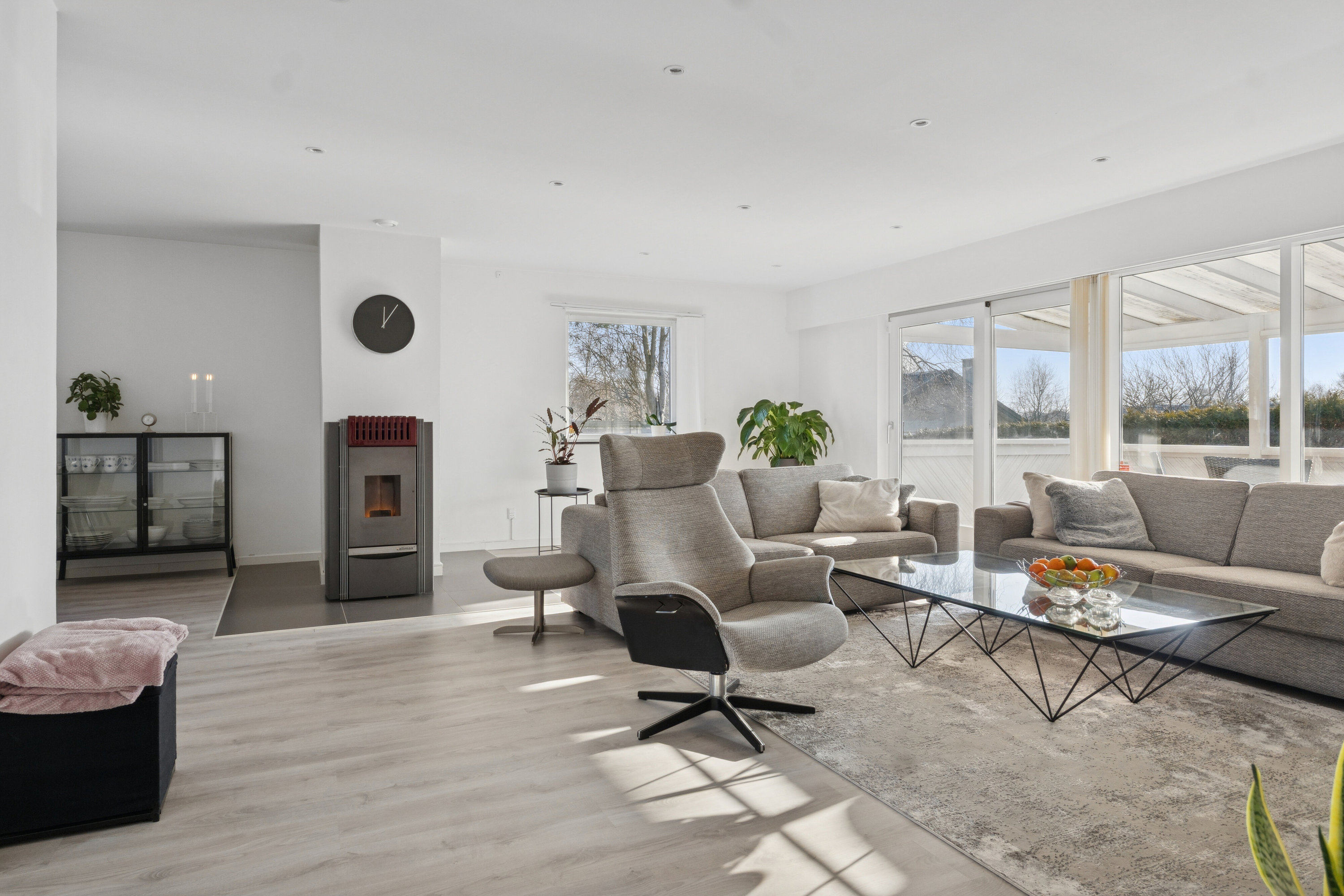 Fremhævet stue billede i fuldskærmstilstand. Billede af Smedevænget 14, Dalby, 4690 Haslev