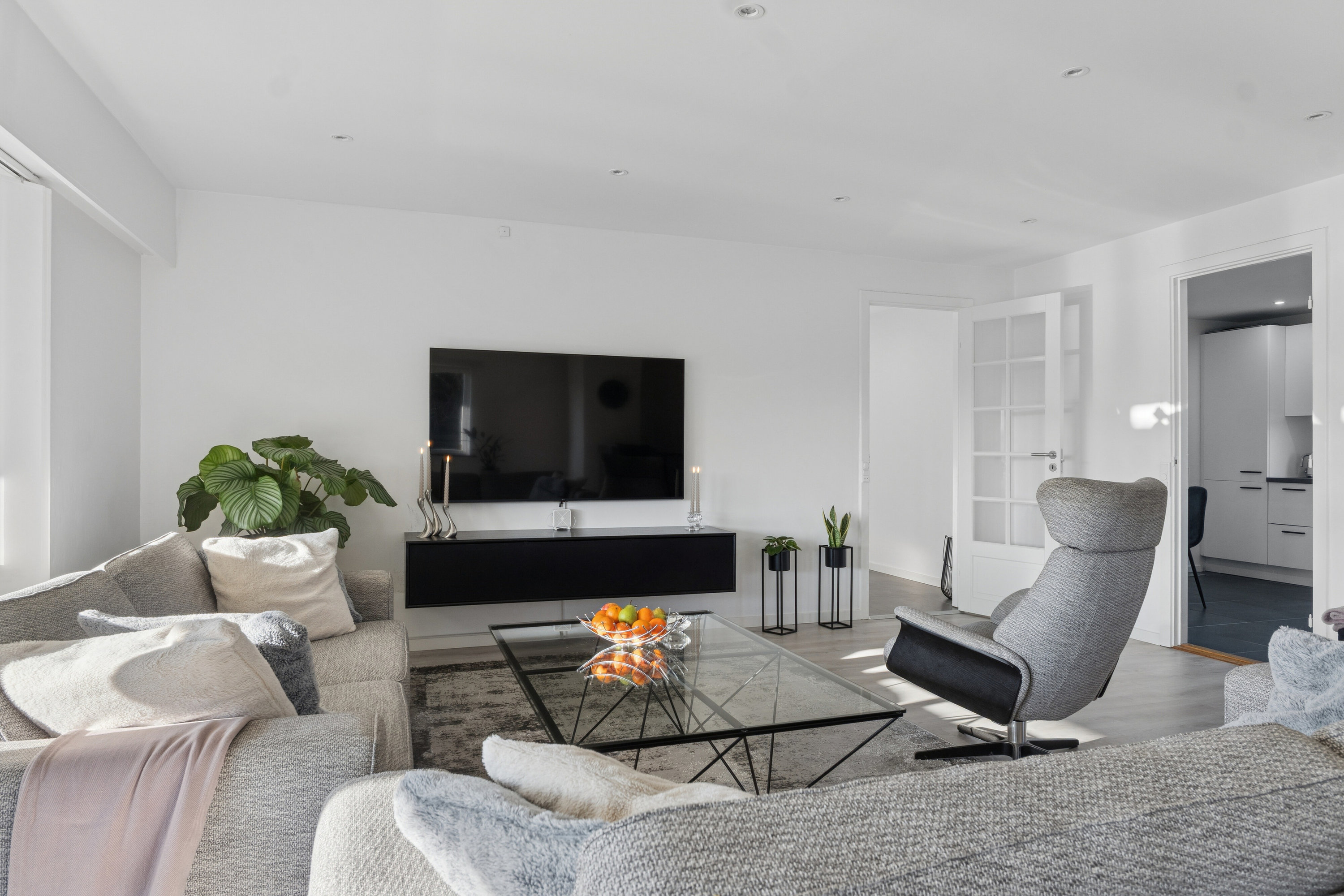 Fremhævet stue billede i fuldskærmstilstand. Billede af Smedevænget 14, Dalby, 4690 Haslev