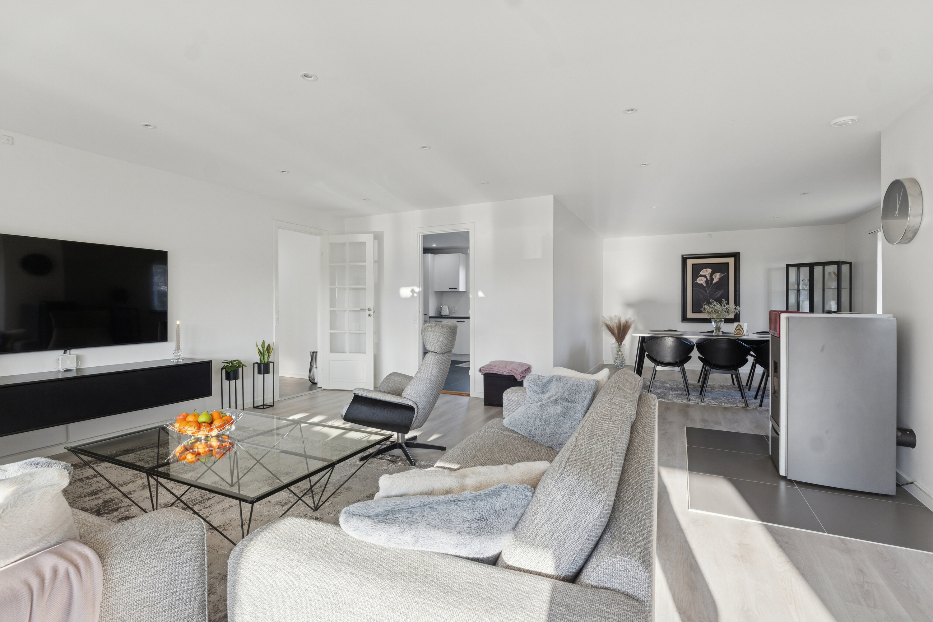 Fremhævet stue billede i fuldskærmstilstand. Billede af Smedevænget 14, Dalby, 4690 Haslev