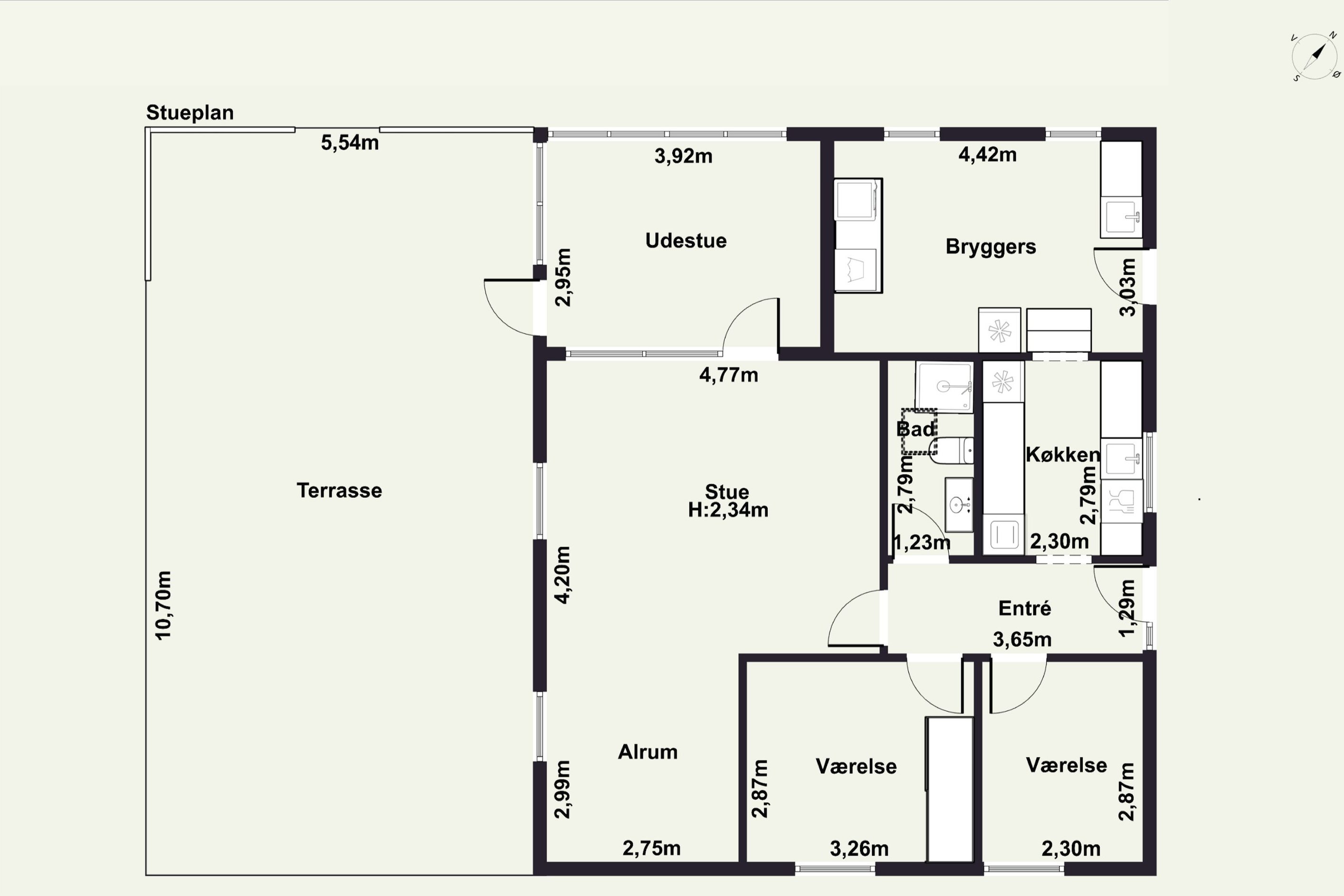 Plantegninger billede af Tværvej 5, 3300 Frederiksværk