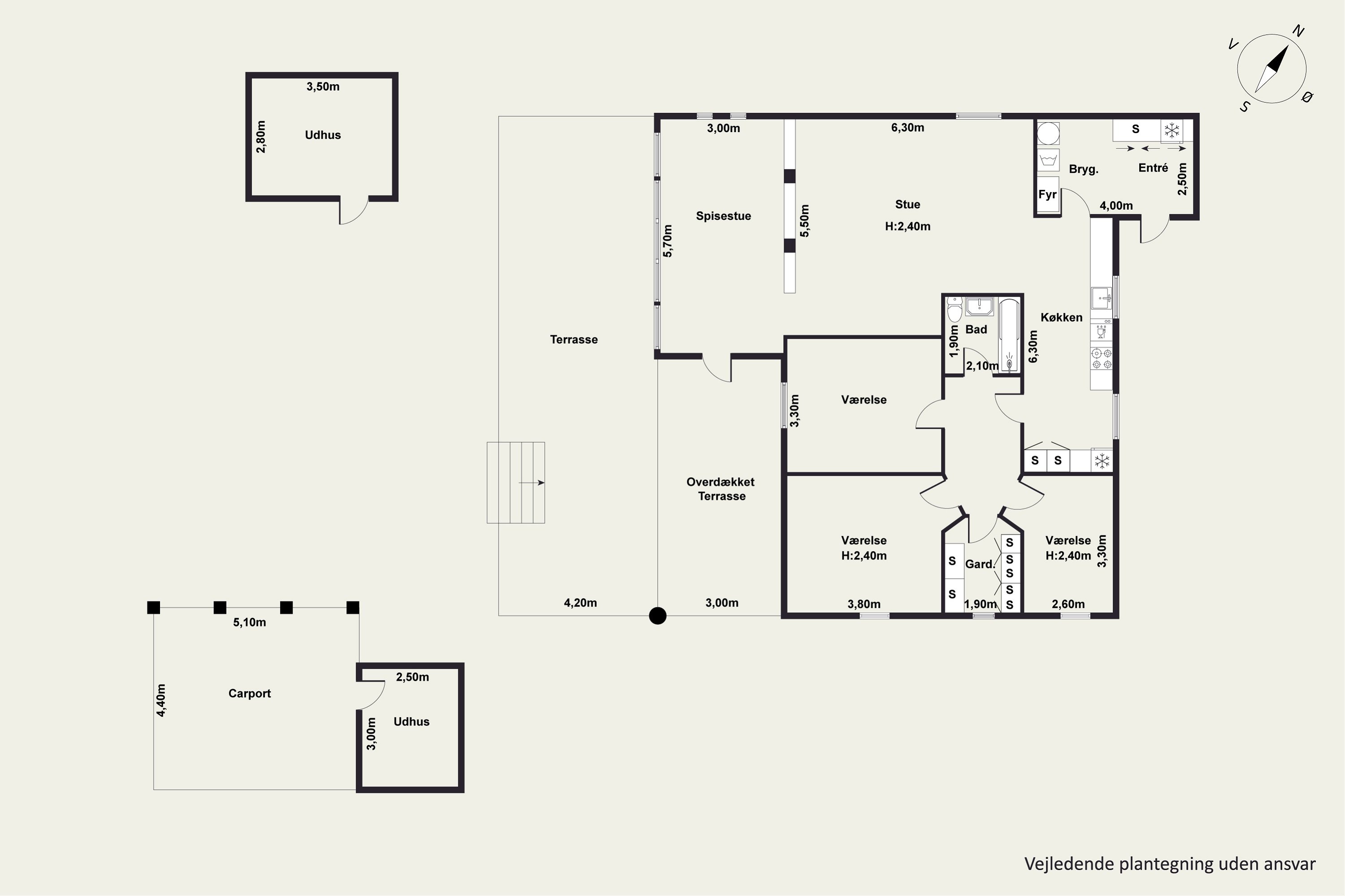 Plantegninger billede af Bastebjerg 33, 2690 Karlslunde