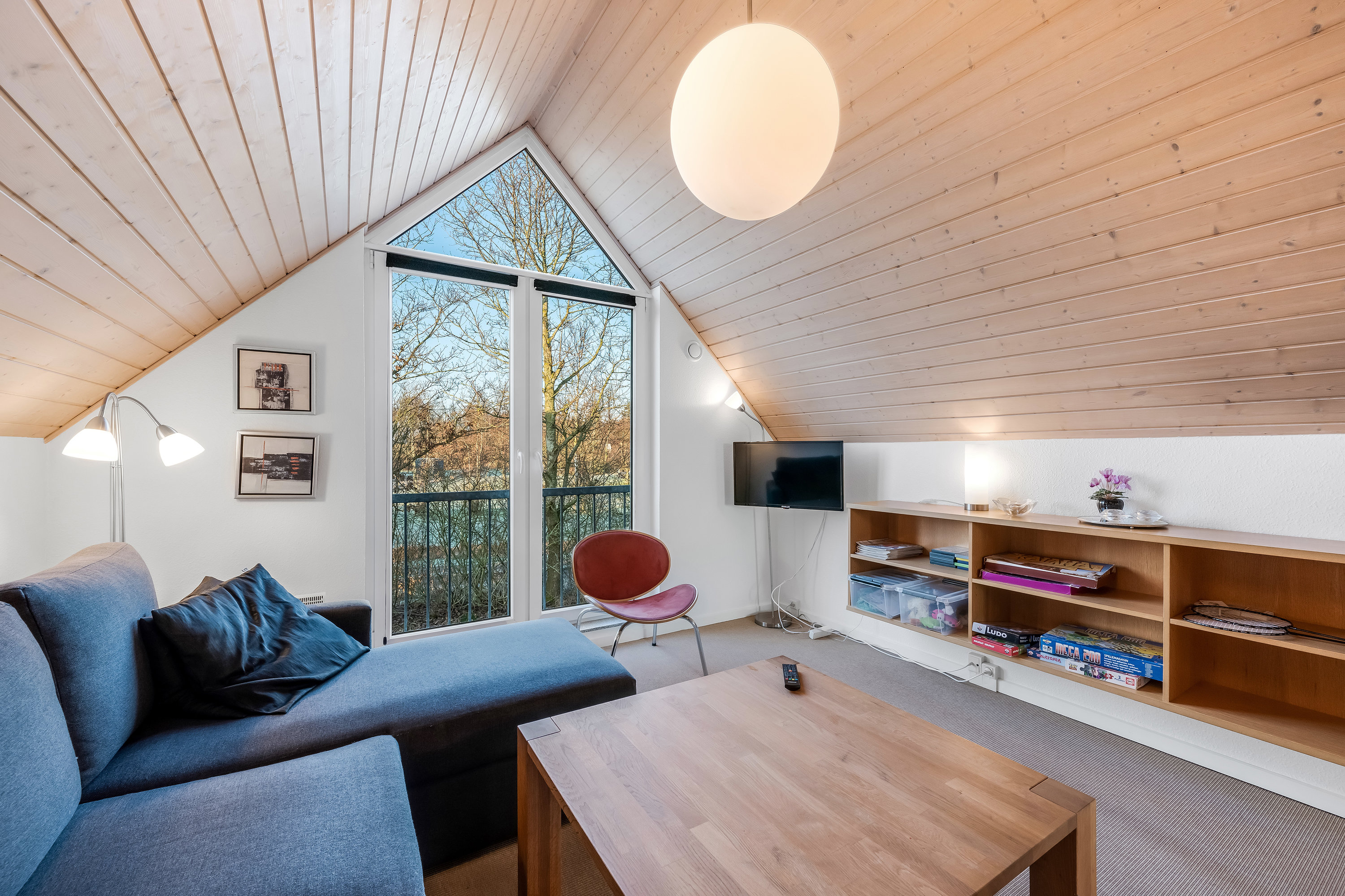 Fremhævet stue billede i fuldskærmstilstand. Billede af Lønne Feriepark 140D, Lønne, 6830 Nørre Nebel