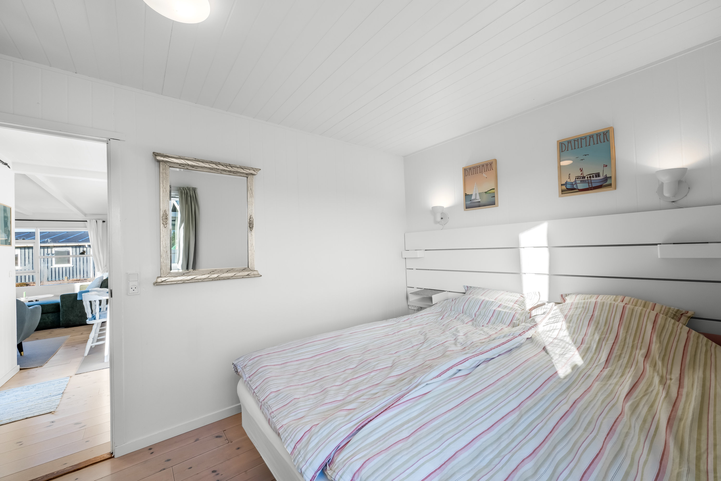 Fremhævet soveværelse billede i fuldskærmstilstand. Billede af Bjerregårdsvej 253, Bjerregaard, 6960 Hvide Sande