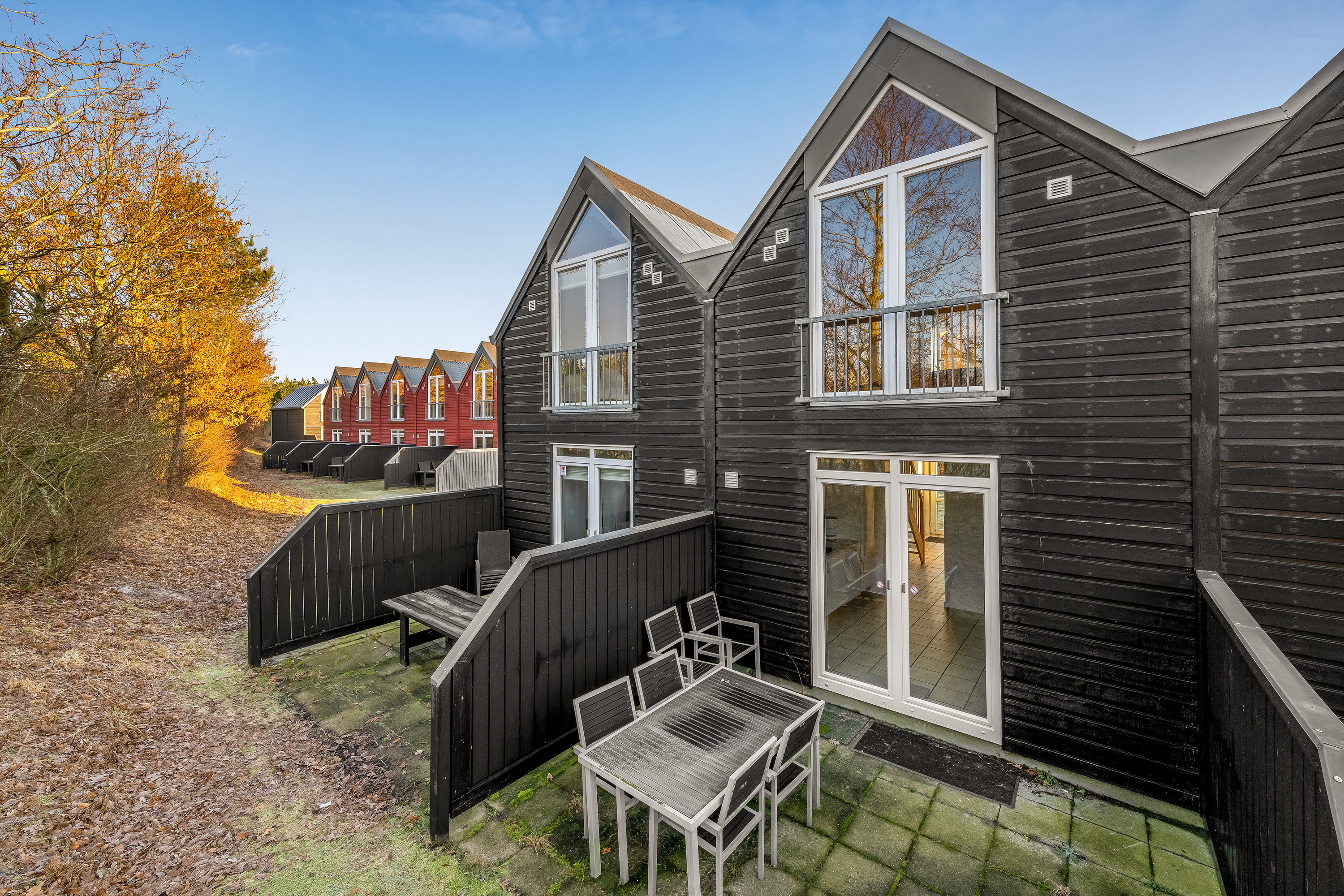 Fremhævet terrasse billede i fuldskærmstilstand. Billede af Lønne Feriepark 140D, Lønne, 6830 Nørre Nebel