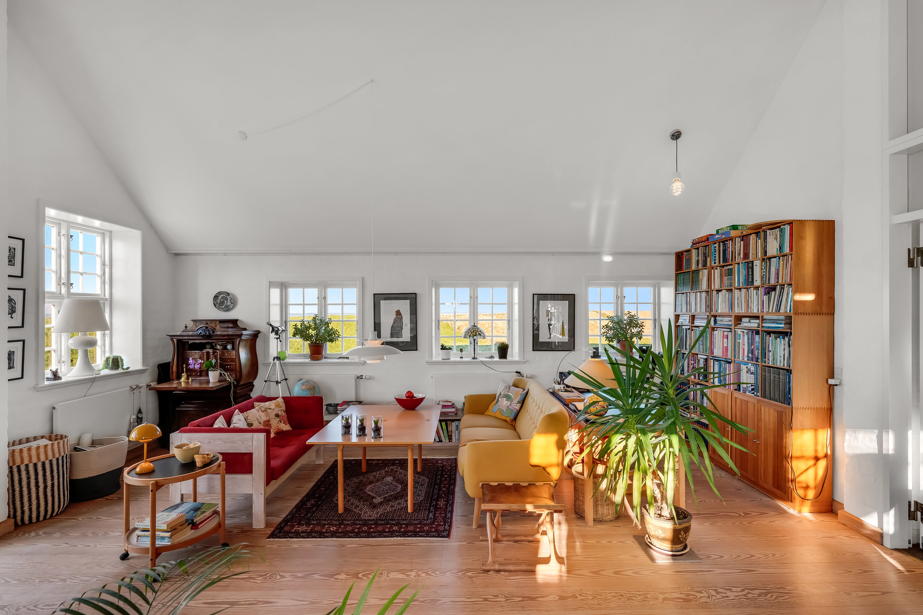 Fremhævet stue billede i fuldskærmstilstand. Billede af Vesterende 39, Ballum, 6261 Bredebro