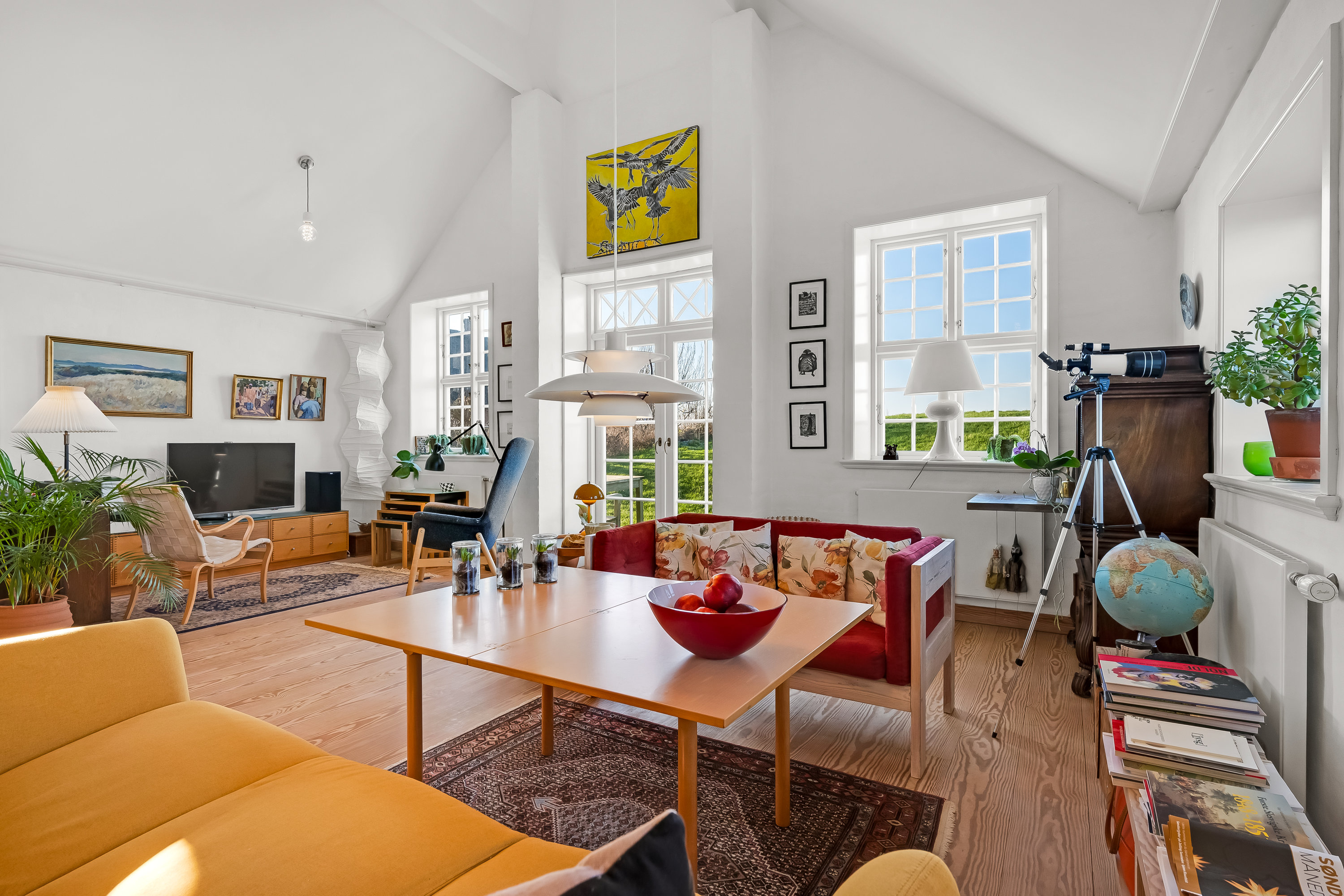 Fremhævet stue billede i fuldskærmstilstand. Billede af Vesterende 39, Ballum, 6261 Bredebro