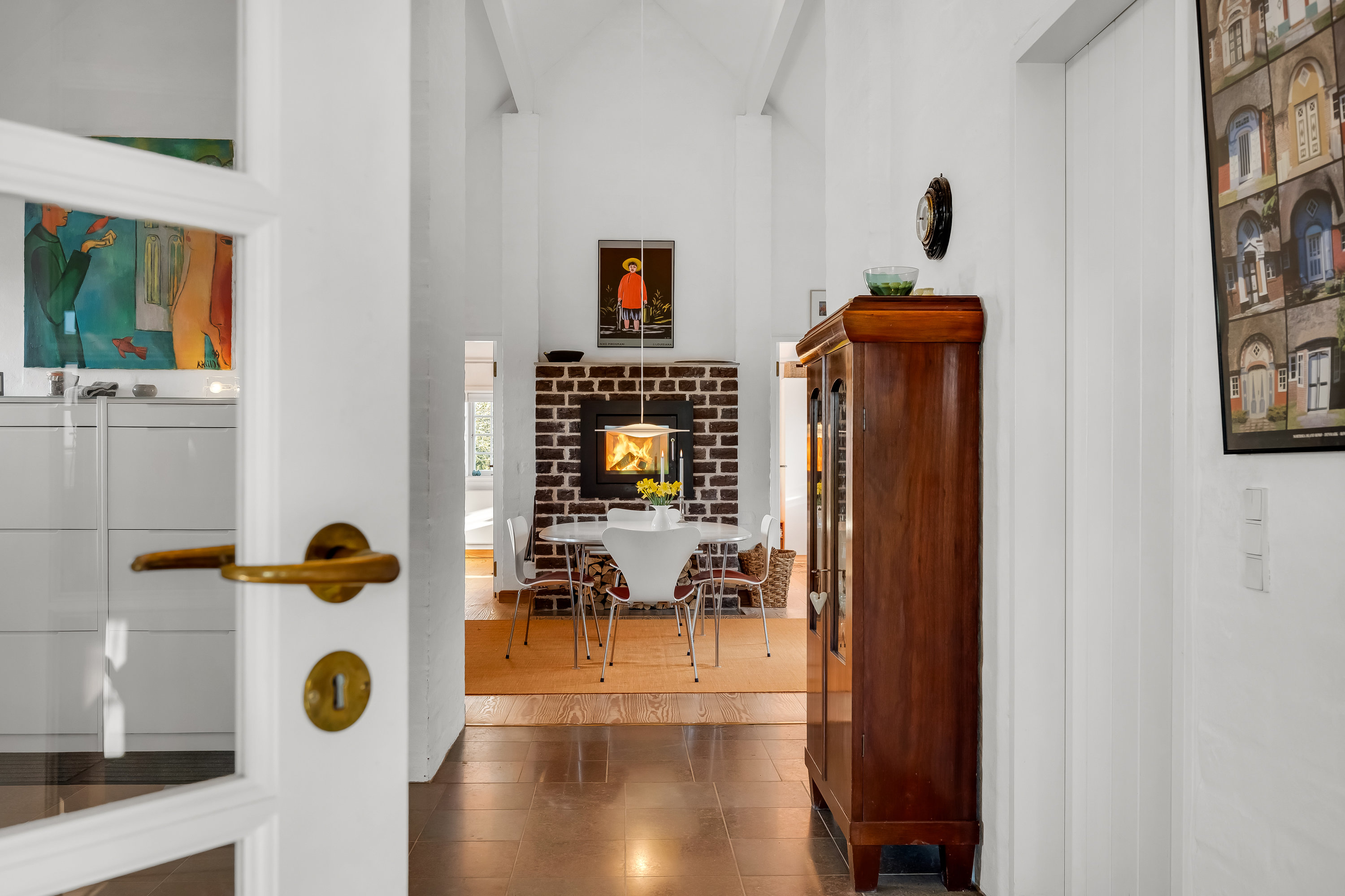 Fremhævet stue billede i fuldskærmstilstand. Billede af Vesterende 39, Ballum, 6261 Bredebro