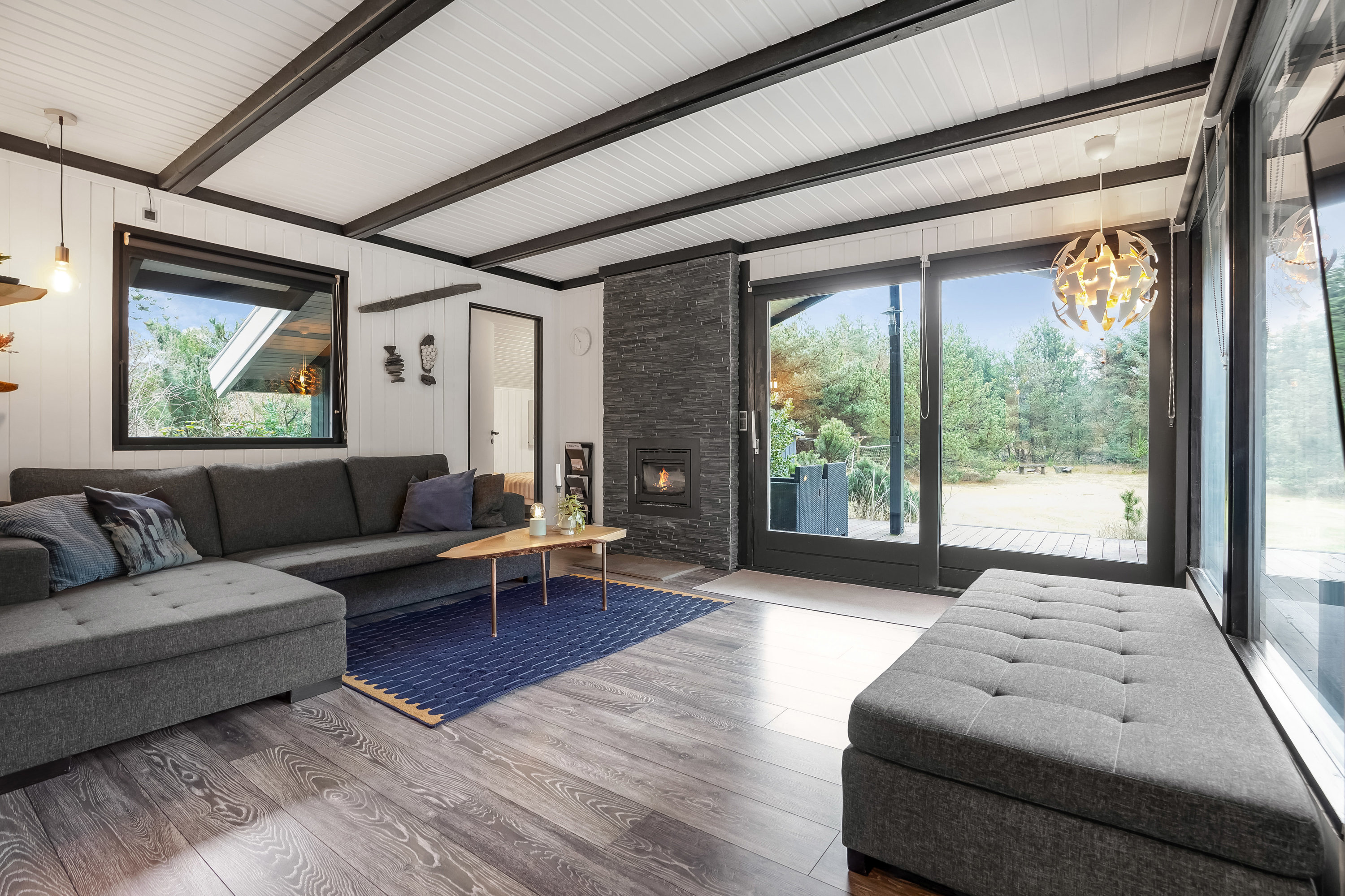 Fremhævet stue billede i fuldskærmstilstand. Billede af Sandtoftevej 17, 6857 Blåvand