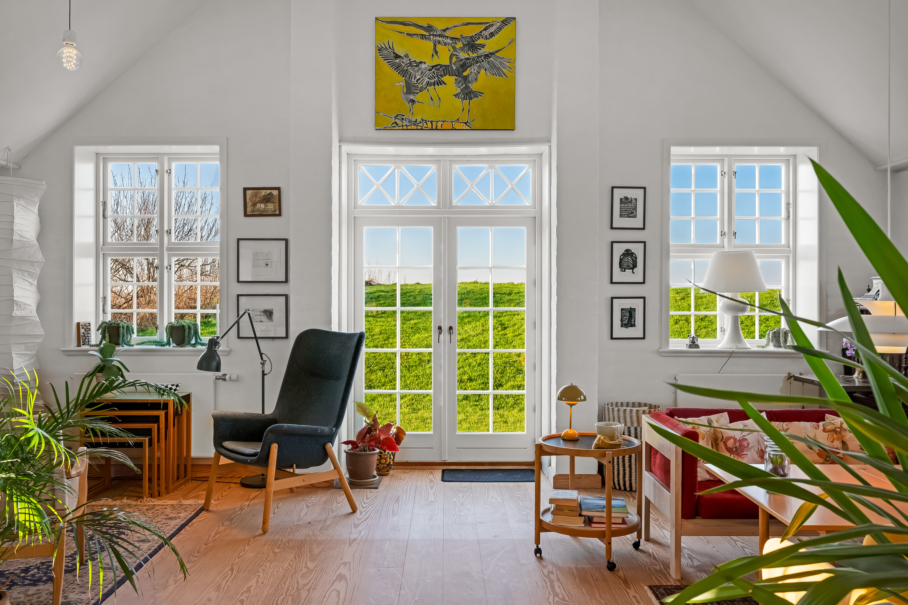 Fremhævet stue billede i fuldskærmstilstand. Billede af Vesterende 39, Ballum, 6261 Bredebro