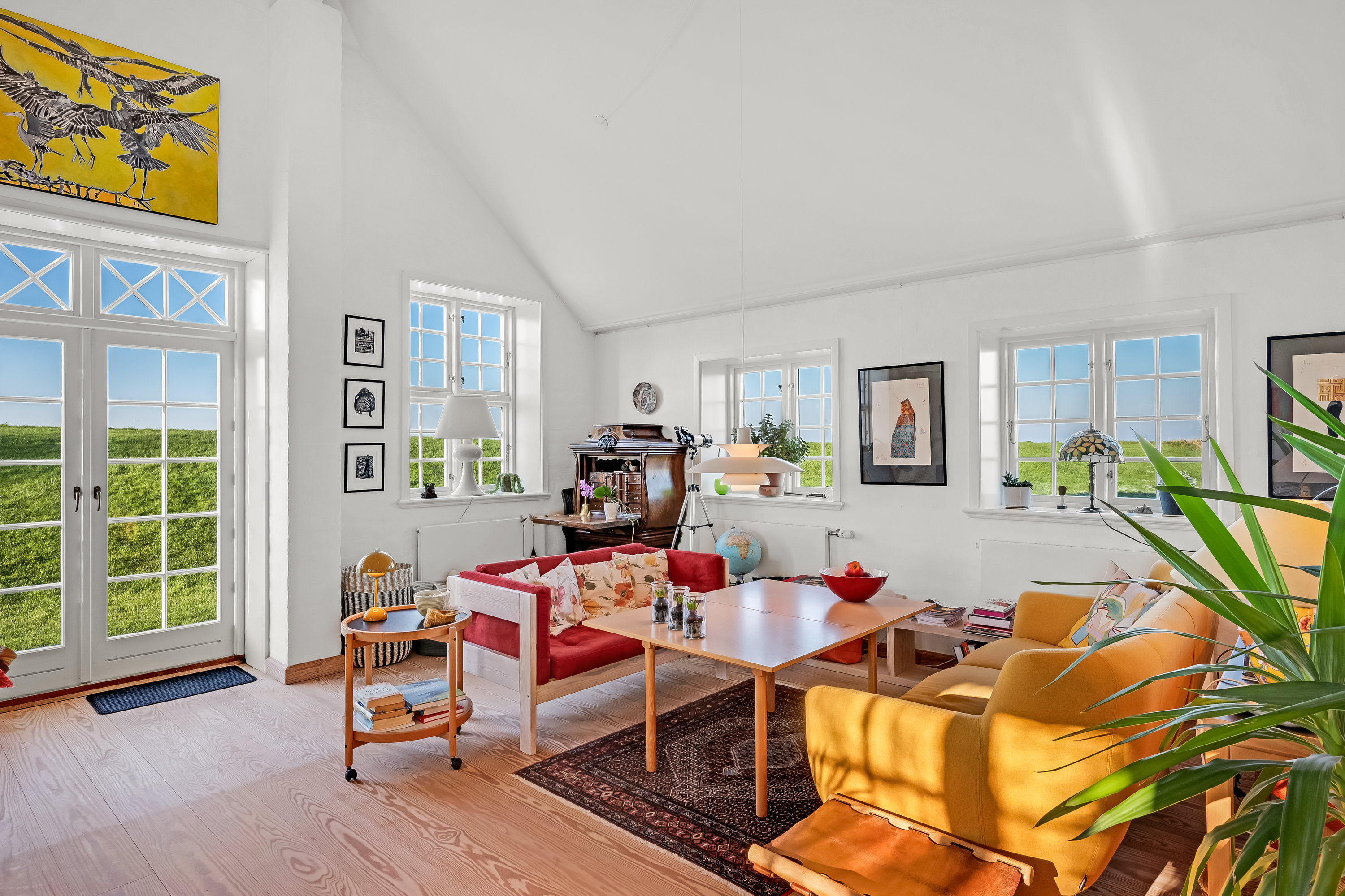 Fremhævet stue billede i fuldskærmstilstand. Billede af Vesterende 39, Ballum, 6261 Bredebro