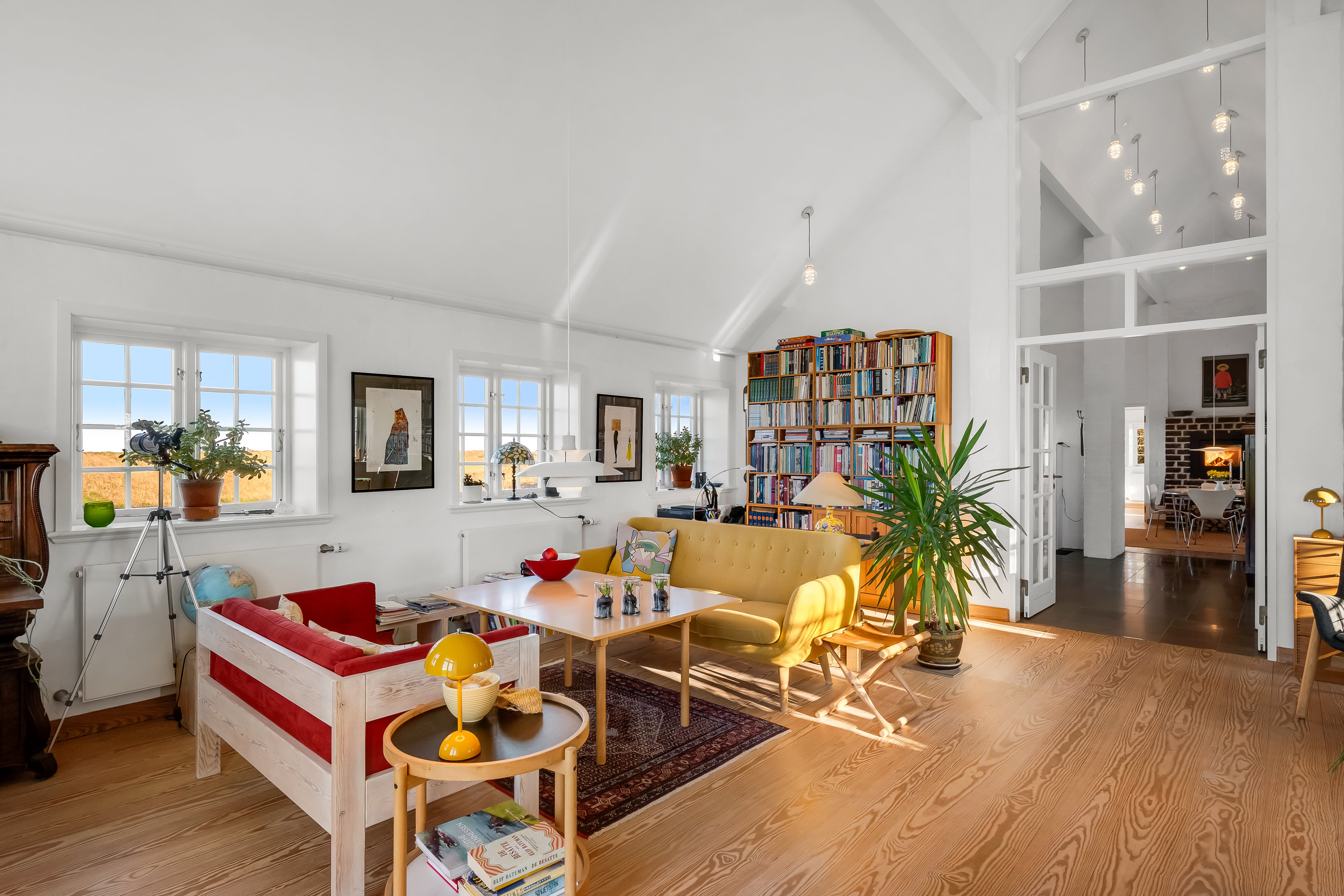 Fremhævet stue billede i fuldskærmstilstand. Billede af Vesterende 39, Ballum, 6261 Bredebro