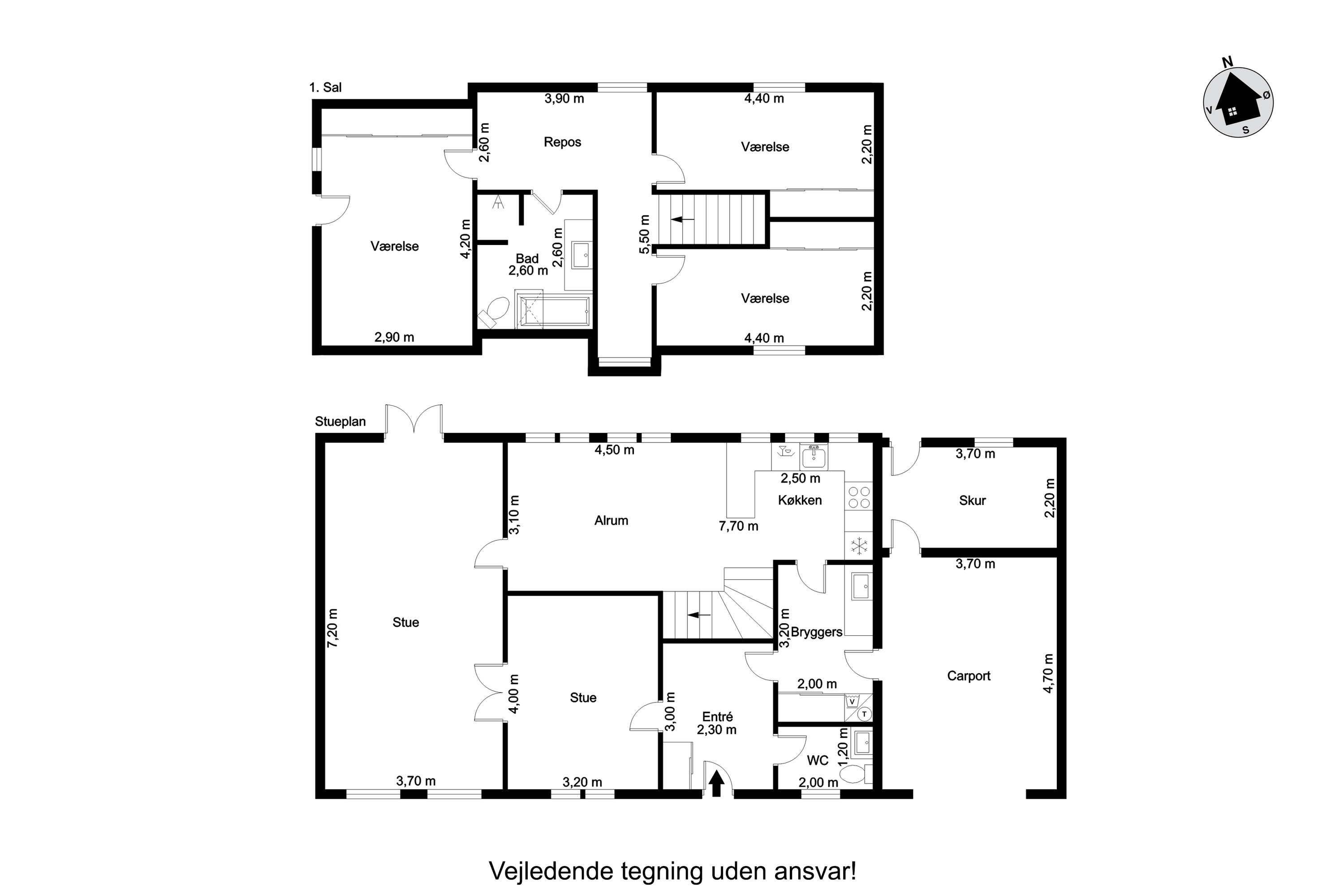 Plantegninger billede af Klostergade 7A, 6240 Løgumkloster