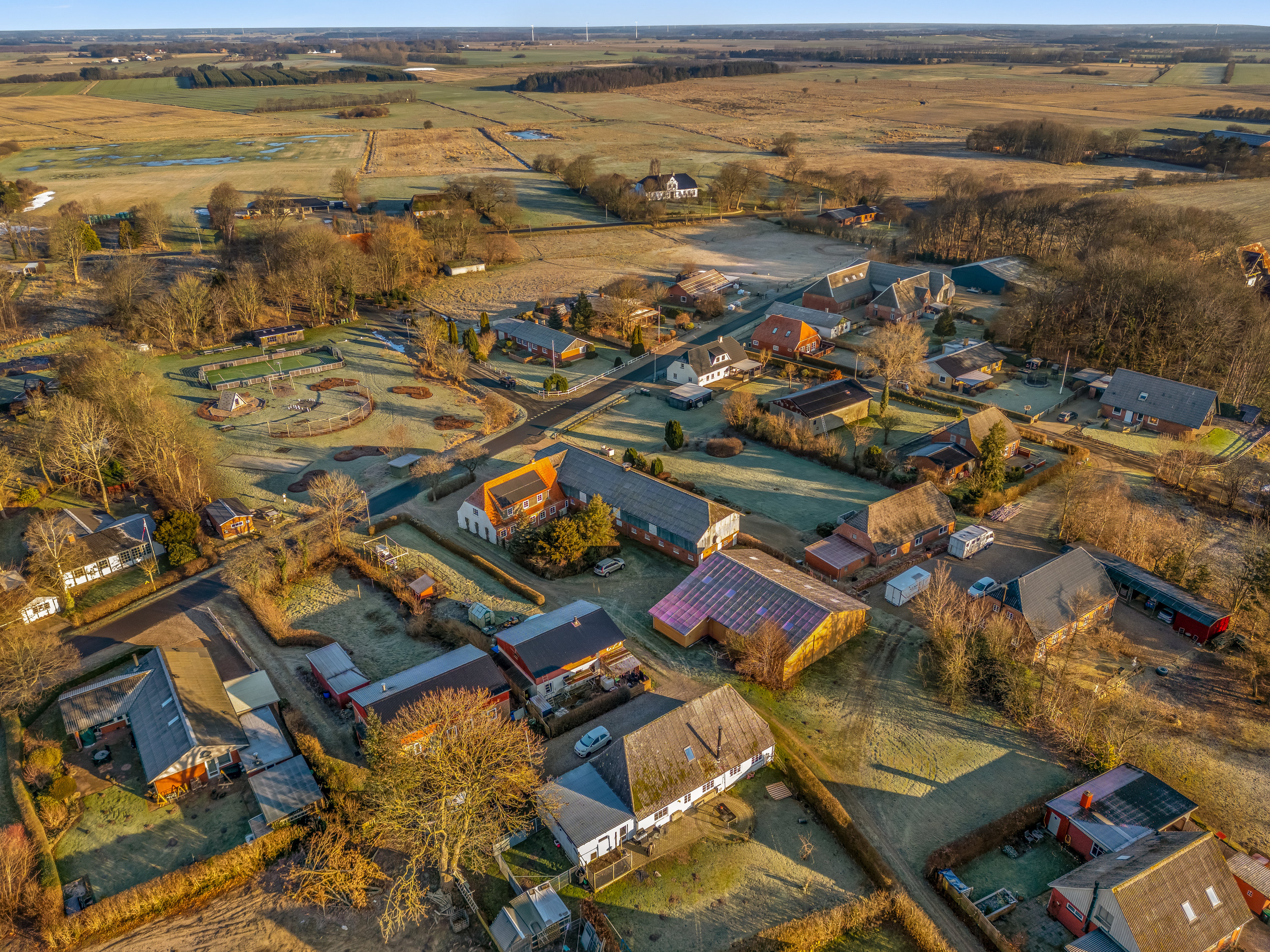 Miniaturebillede 2: luftfoto. Billede af Sønderbækvej 11, Sæd, 6270 Tønder