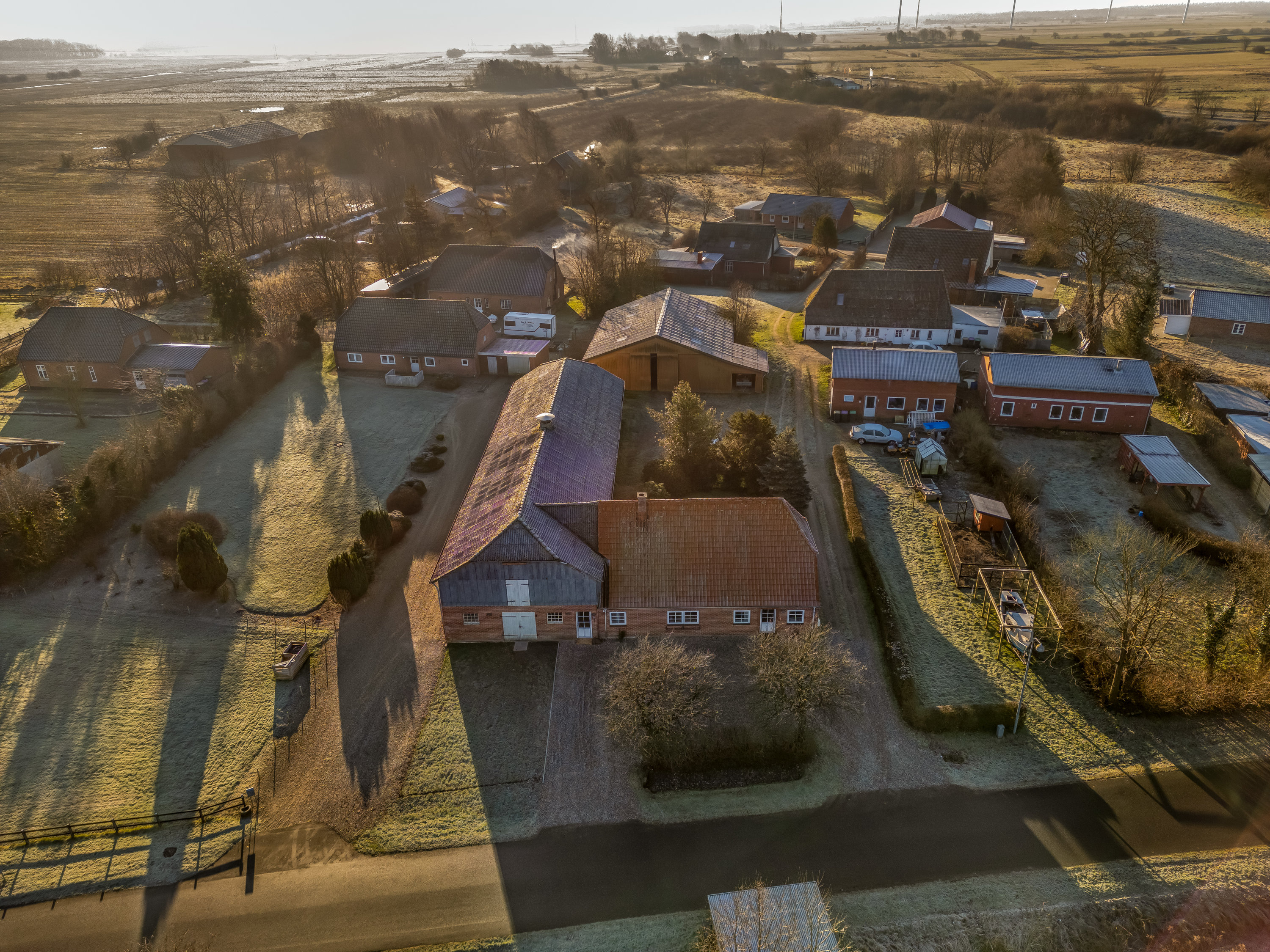 Miniaturebillede 1: luftfoto. Billede af Sønderbækvej 11, Sæd, 6270 Tønder