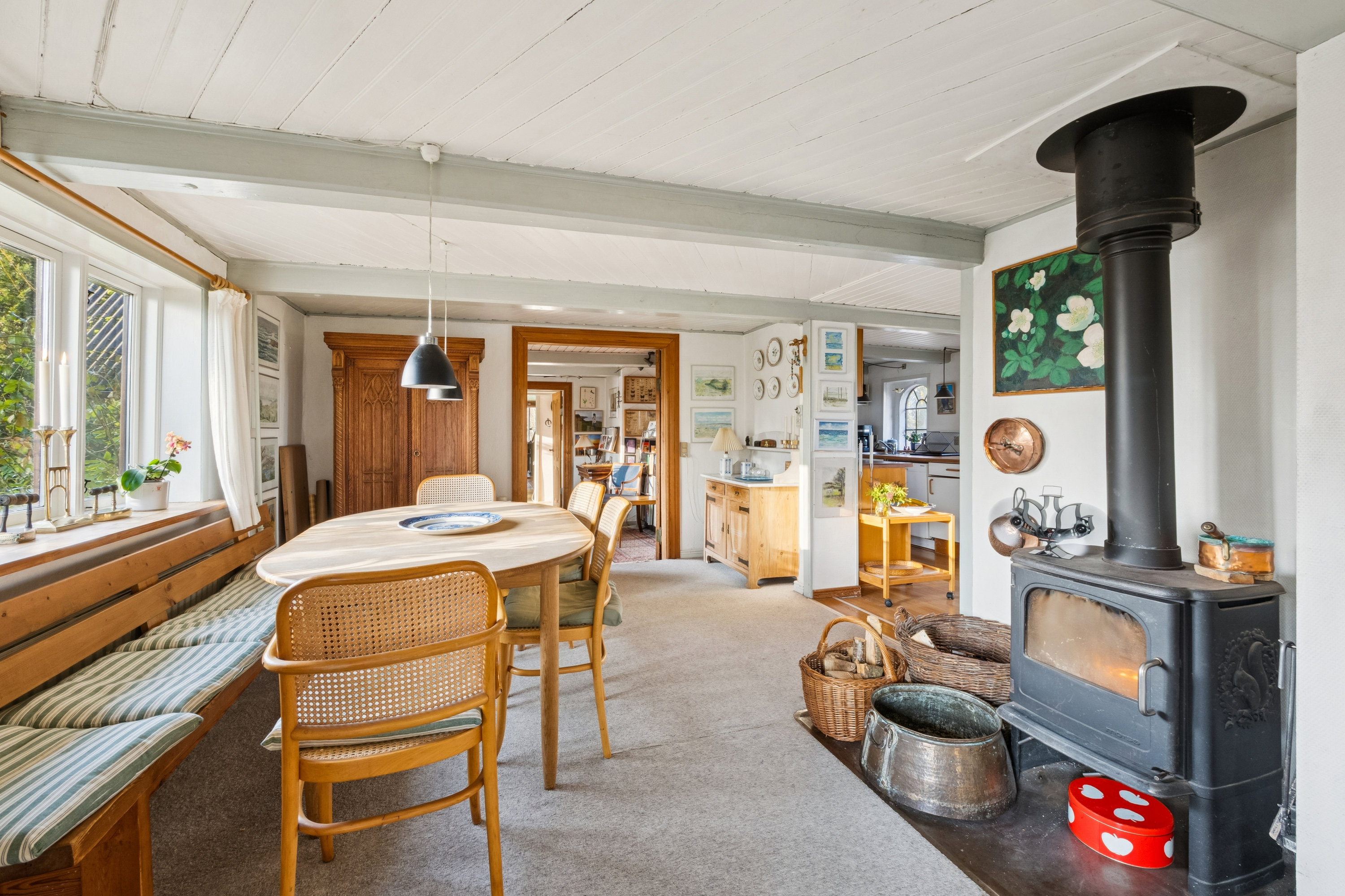 Fremhævet stue billede i fuldskærmstilstand. Billede af Tordenhøjsvej 30, Skallerup, 7950 Erslev