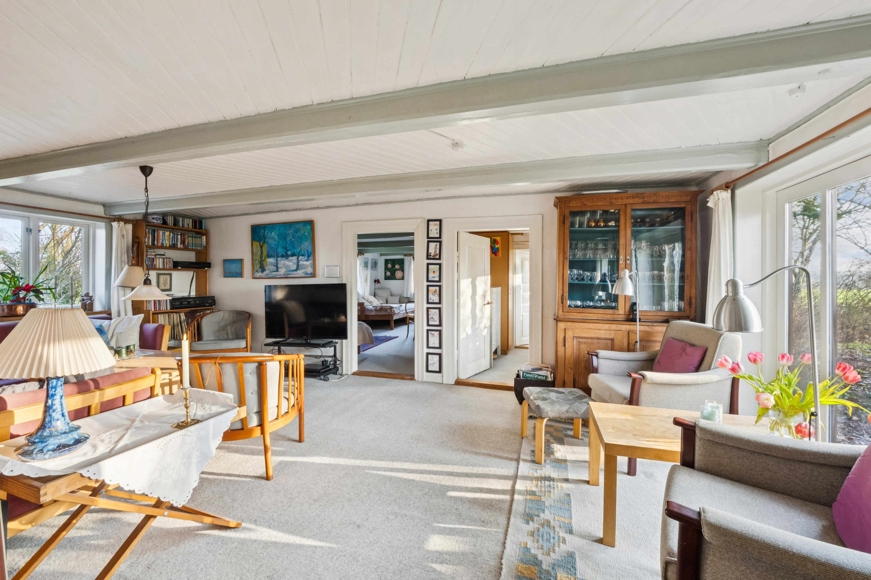 Fremhævet stue billede i fuldskærmstilstand. Billede af Tordenhøjsvej 30, Skallerup, 7950 Erslev