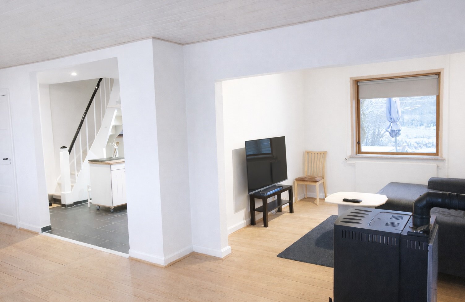 Fremhævet stue billede i fuldskærmstilstand. Billede af Toftekrogen 25, Ø Hæsinge, 5600 Faaborg