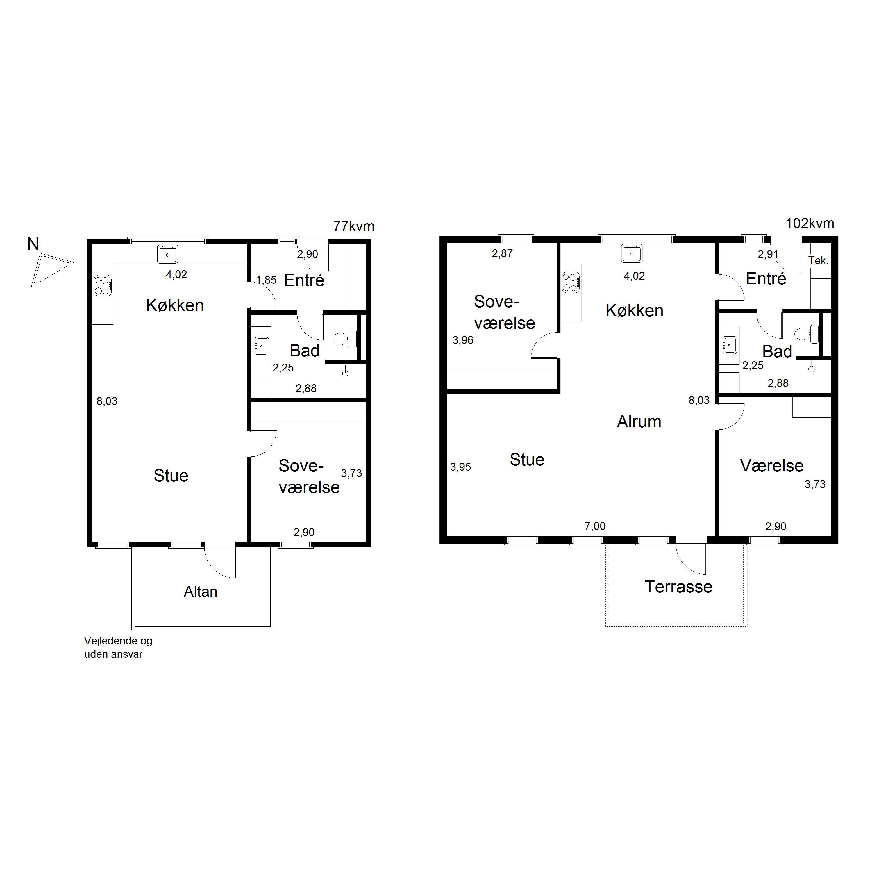 Plantegninger billede af Ådalen 60, 9700 Brønderslev