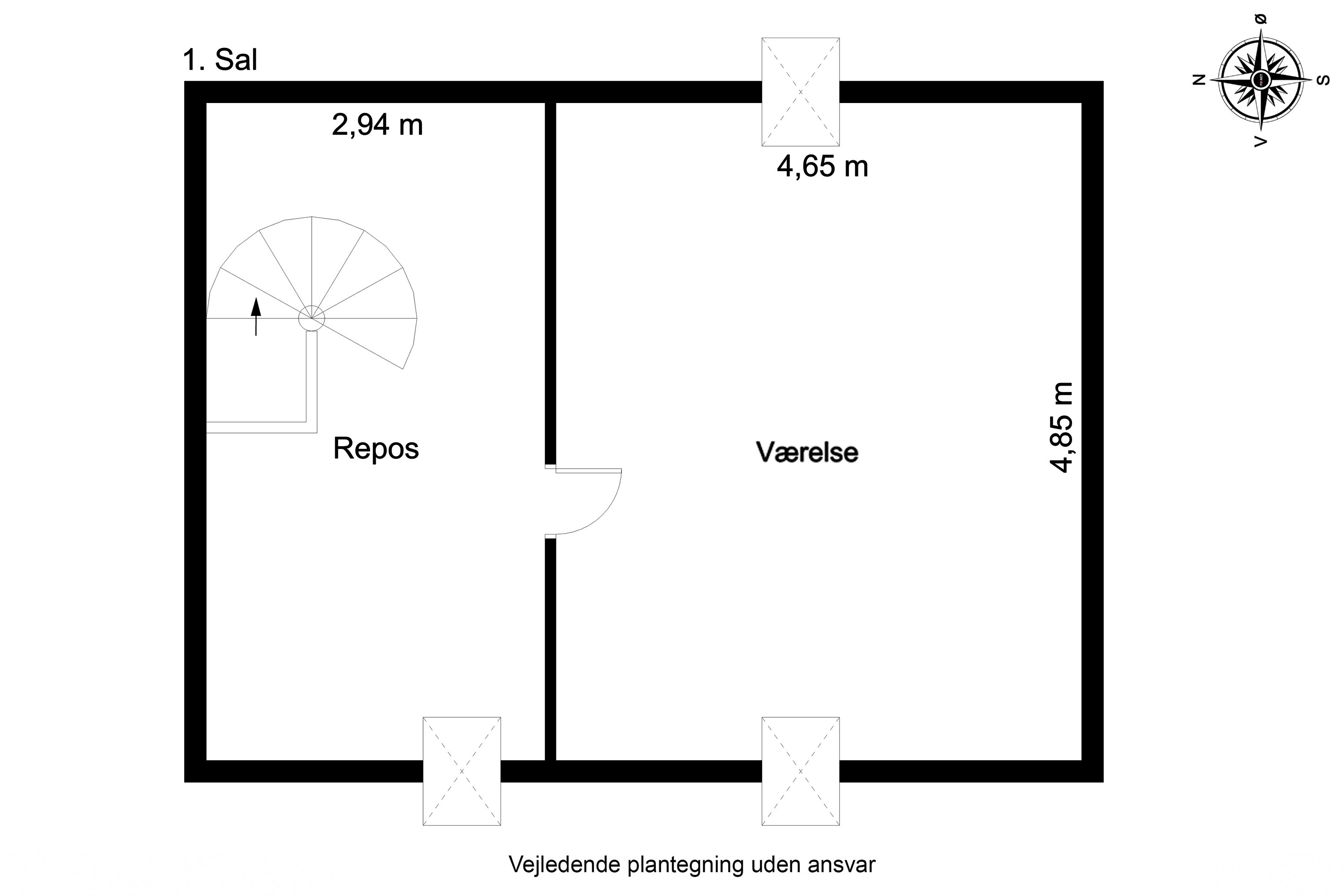 Plantegninger billede af Strandvejen 15, 6840 Oksbøl