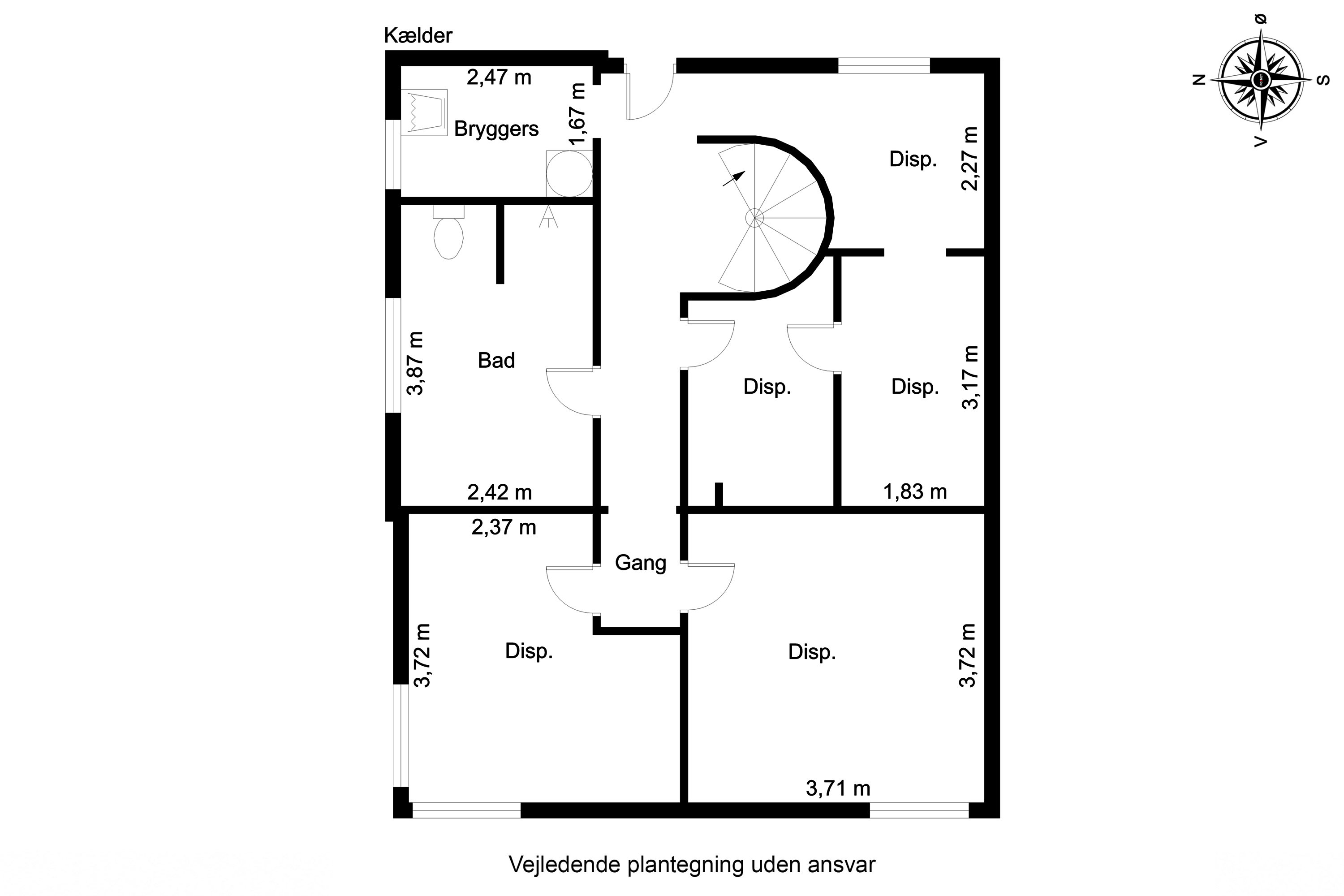 Plantegninger billede af Strandvejen 15, 6840 Oksbøl