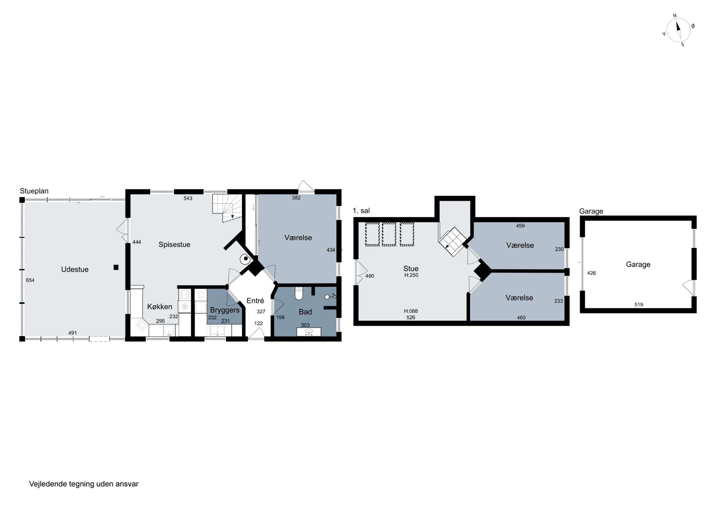 Plantegninger billede af Porsevej 13, Vorupør, 7700 Thisted