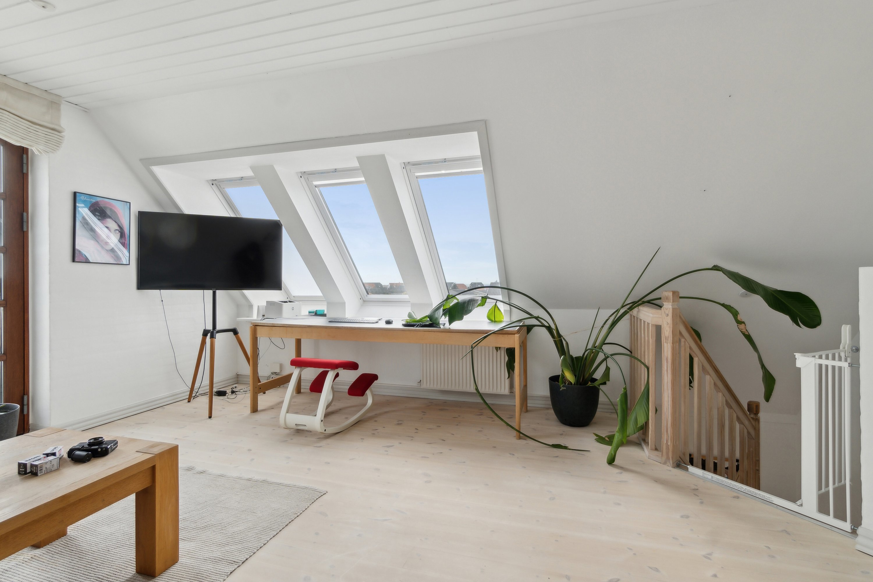 Fremhævet stue billede i fuldskærmstilstand. Billede af Porsevej 13, Vorupør, 7700 Thisted