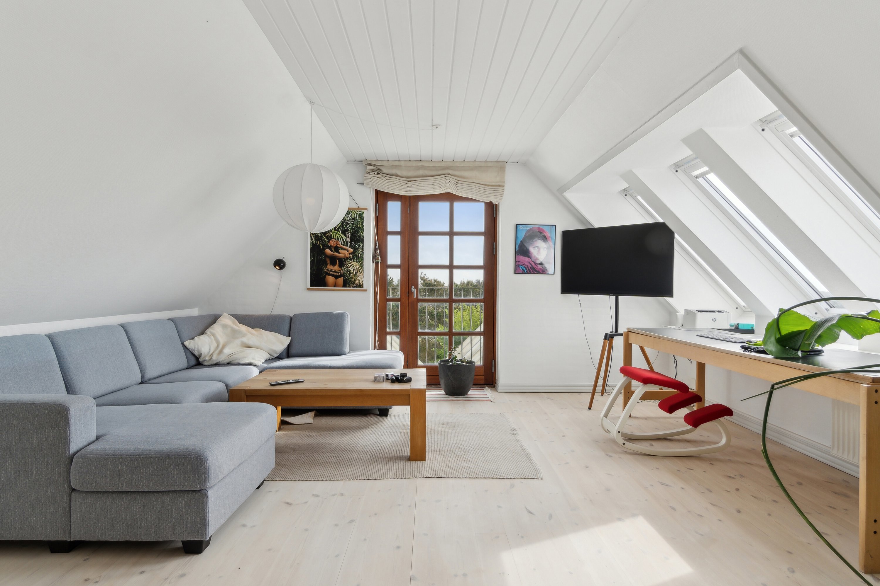 Fremhævet stue billede i fuldskærmstilstand. Billede af Porsevej 13, Vorupør, 7700 Thisted