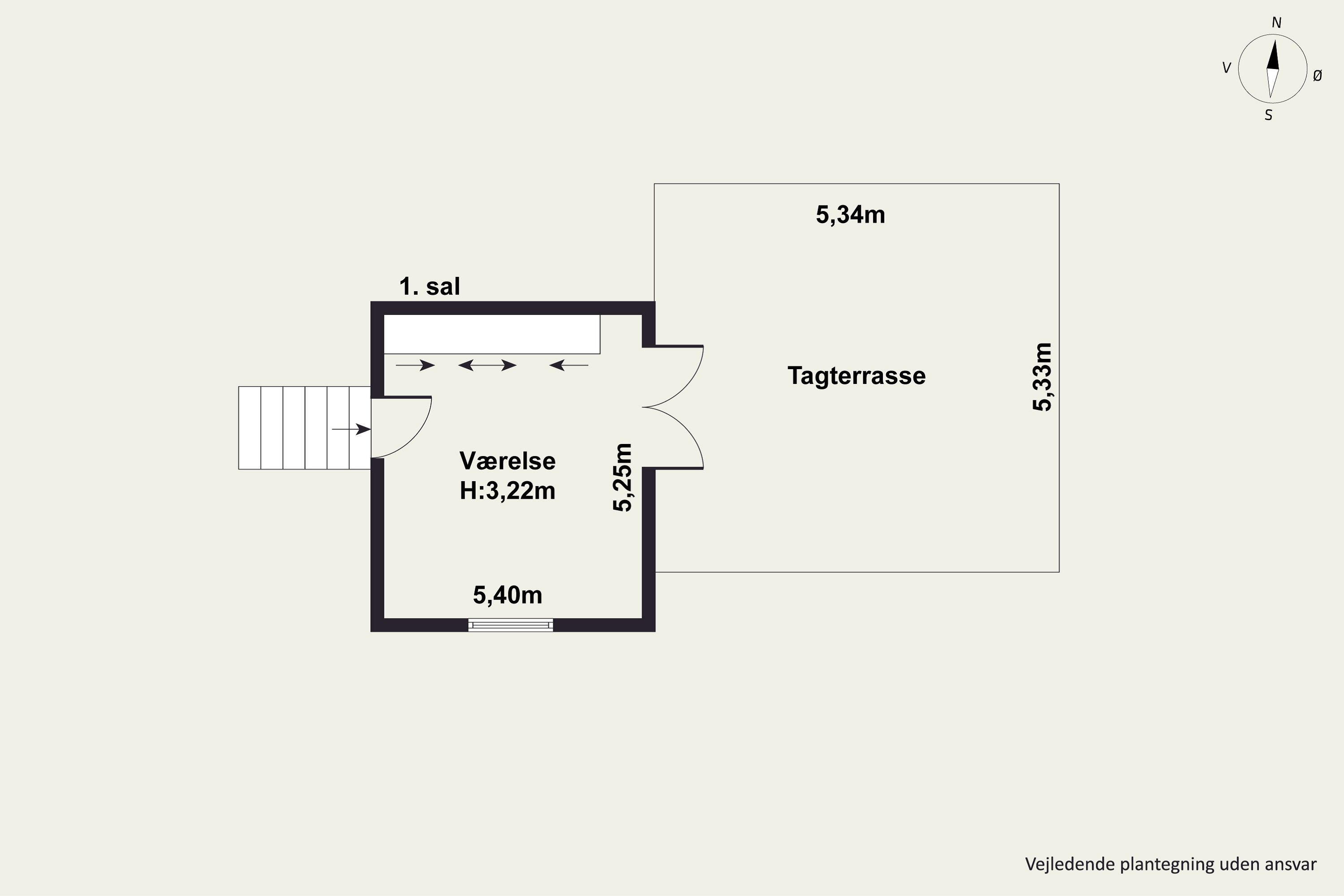 Plantegninger billede af Ballevej 11, Tirstrup, 8400 Ebeltoft
