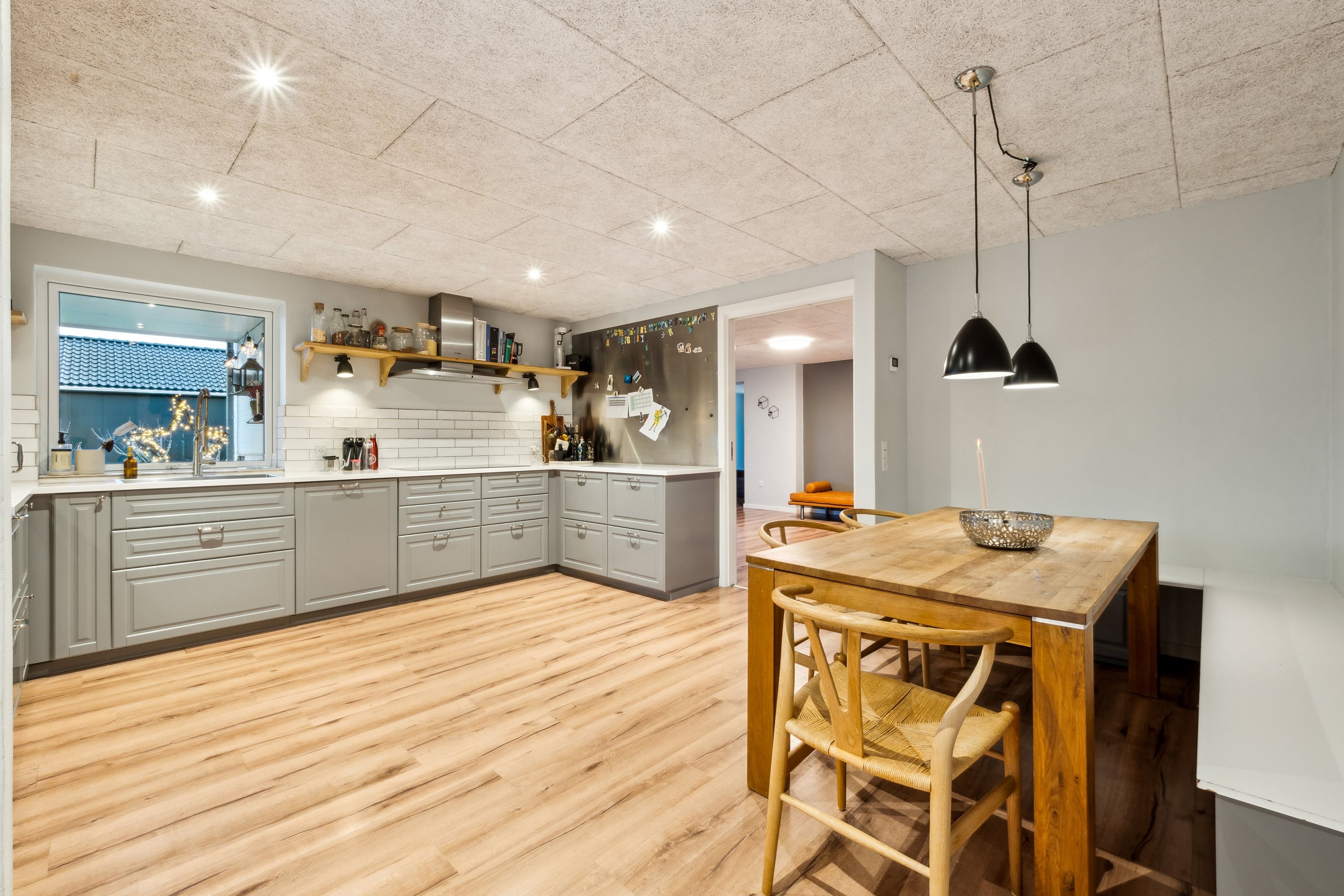 Fremhævet køkken billede i fuldskærmstilstand. Billede af Bødkervej 59, 7730 Hanstholm