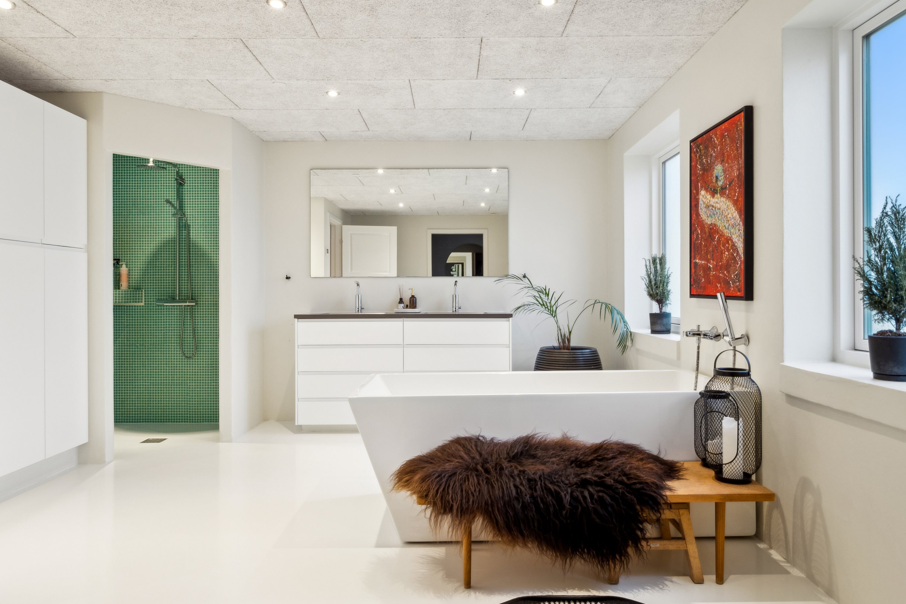 Fremhævet badeværelse billede i fuldskærmstilstand. Billede af Bødkervej 59, 7730 Hanstholm