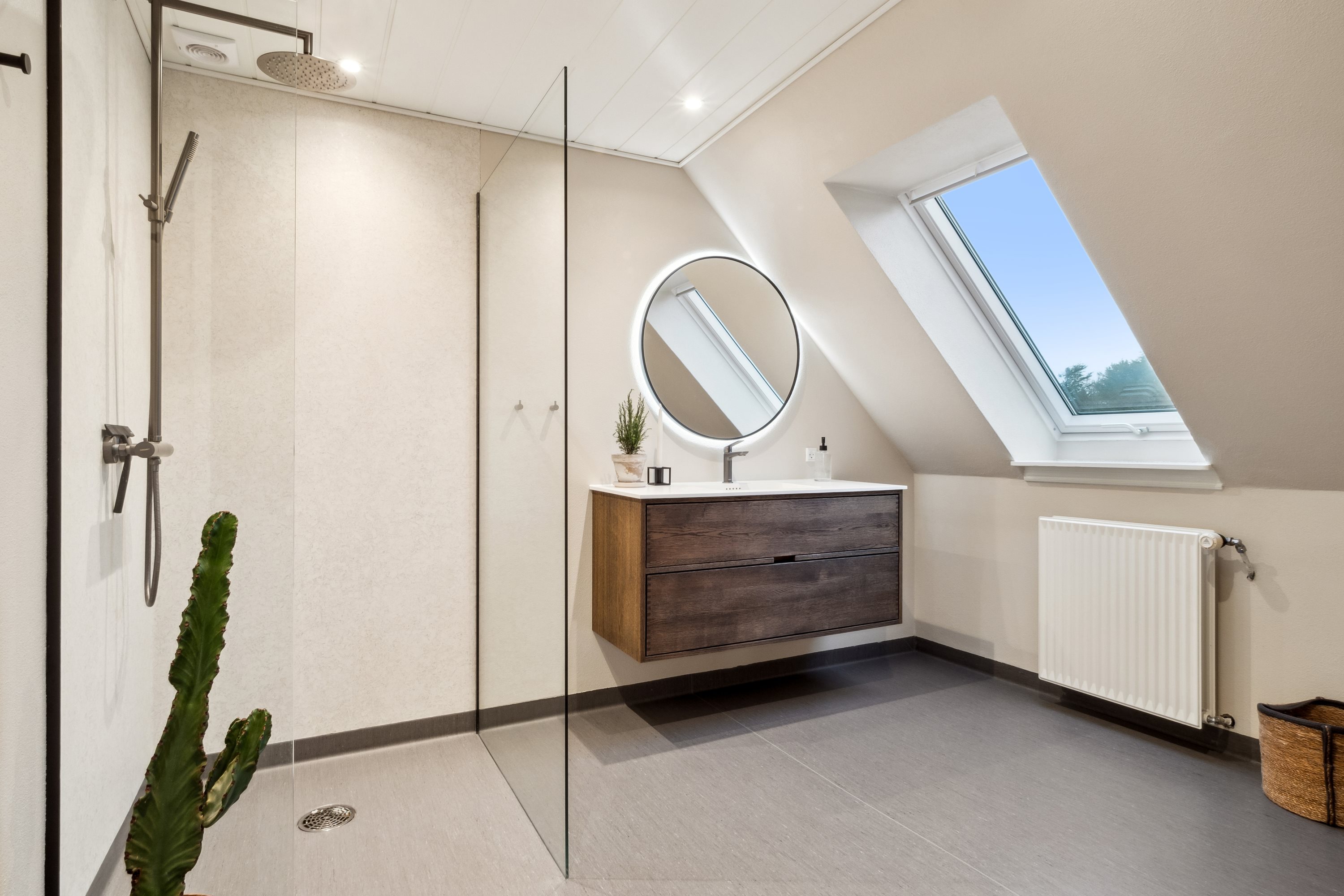 Fremhævet badeværelse billede i fuldskærmstilstand. Billede af Bødkervej 59, 7730 Hanstholm