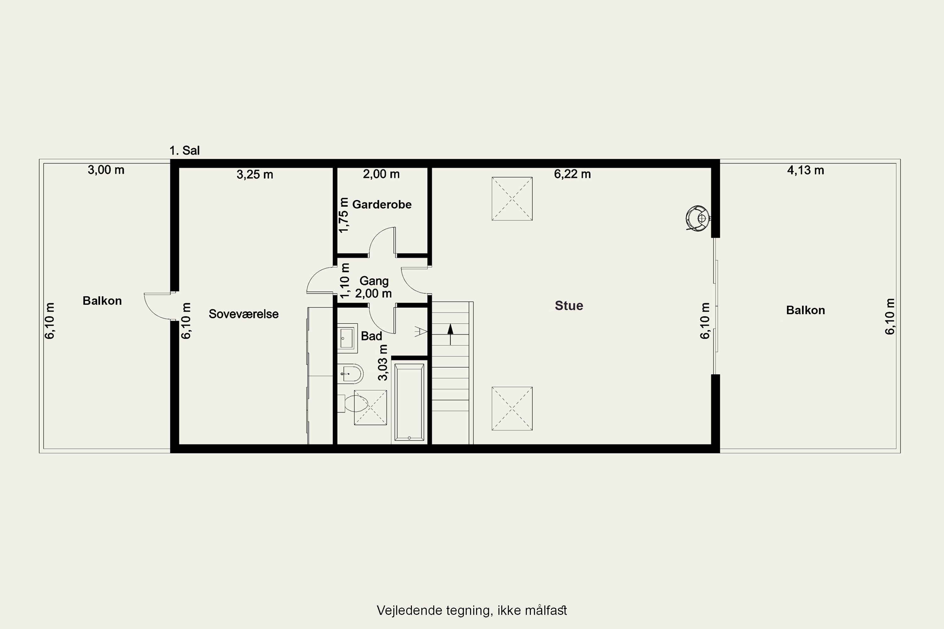 Plantegninger billede af Kirkebyvej 17, 2740 Skovlunde