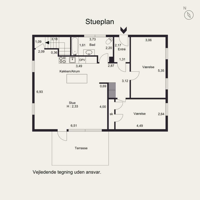 Plantegninger billede af Heisesvej 15, 4220 Korsør