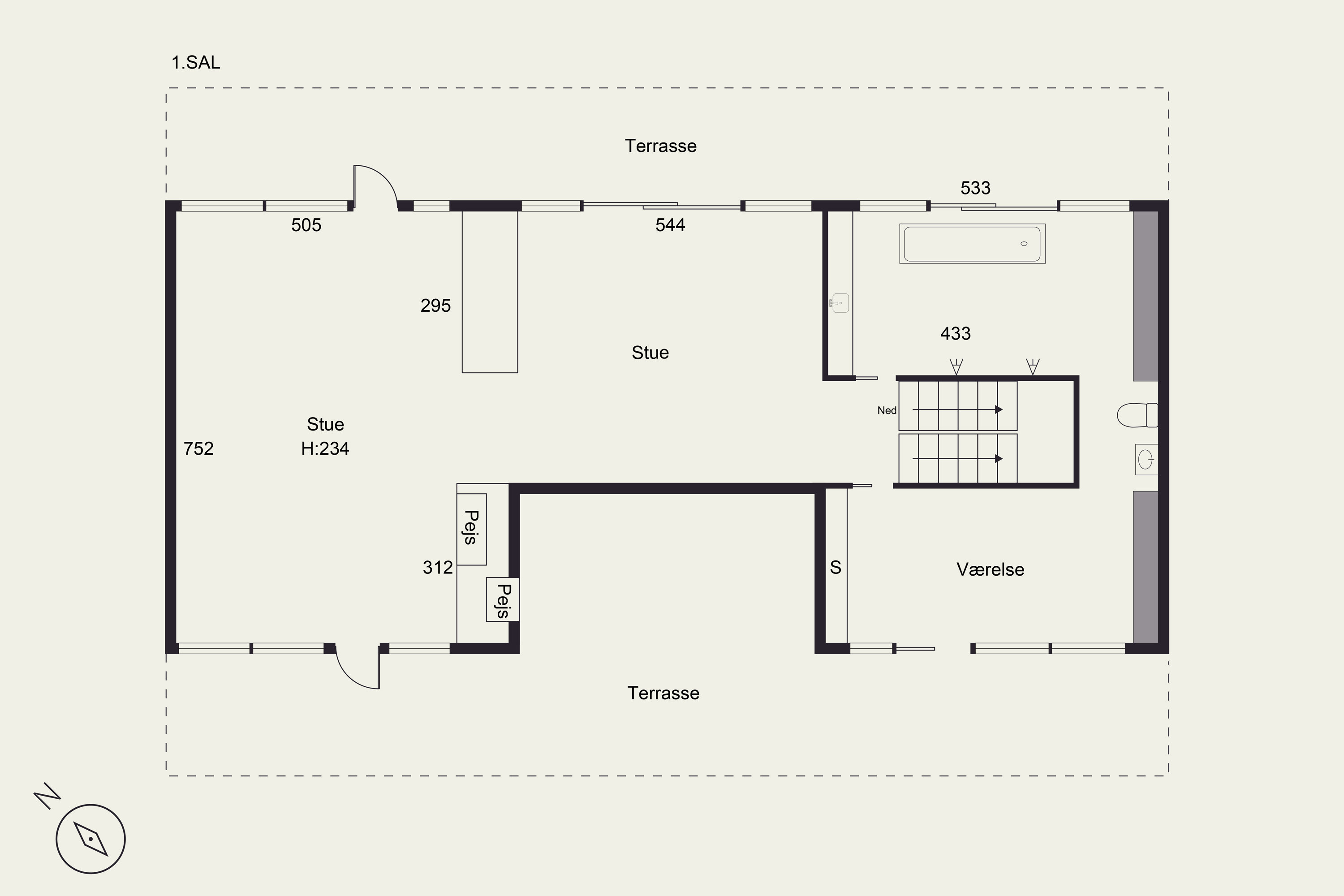 Plantegninger billede af Engelundsvej 61, 8260 Viby J