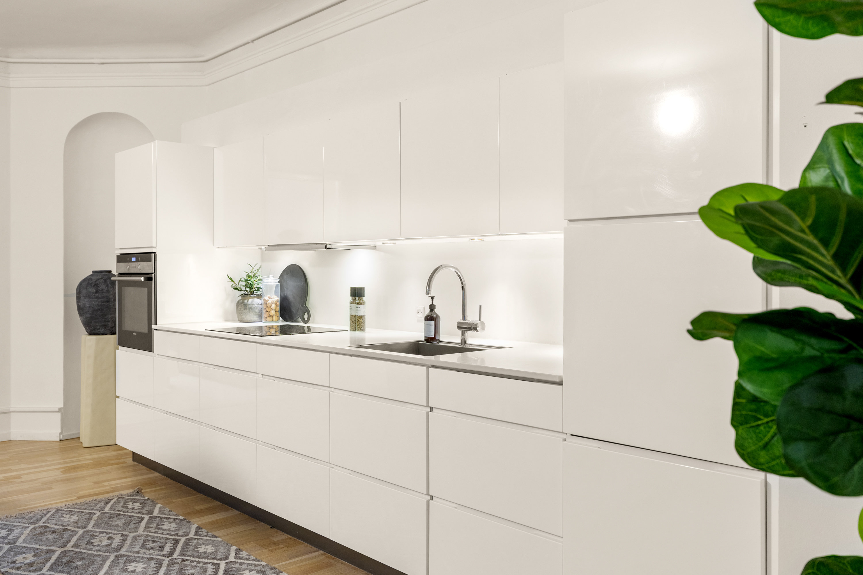 Fremhævet køkken billede i fuldskærmstilstand. Billede af Linnésgade 22A, st.., 1361 København K