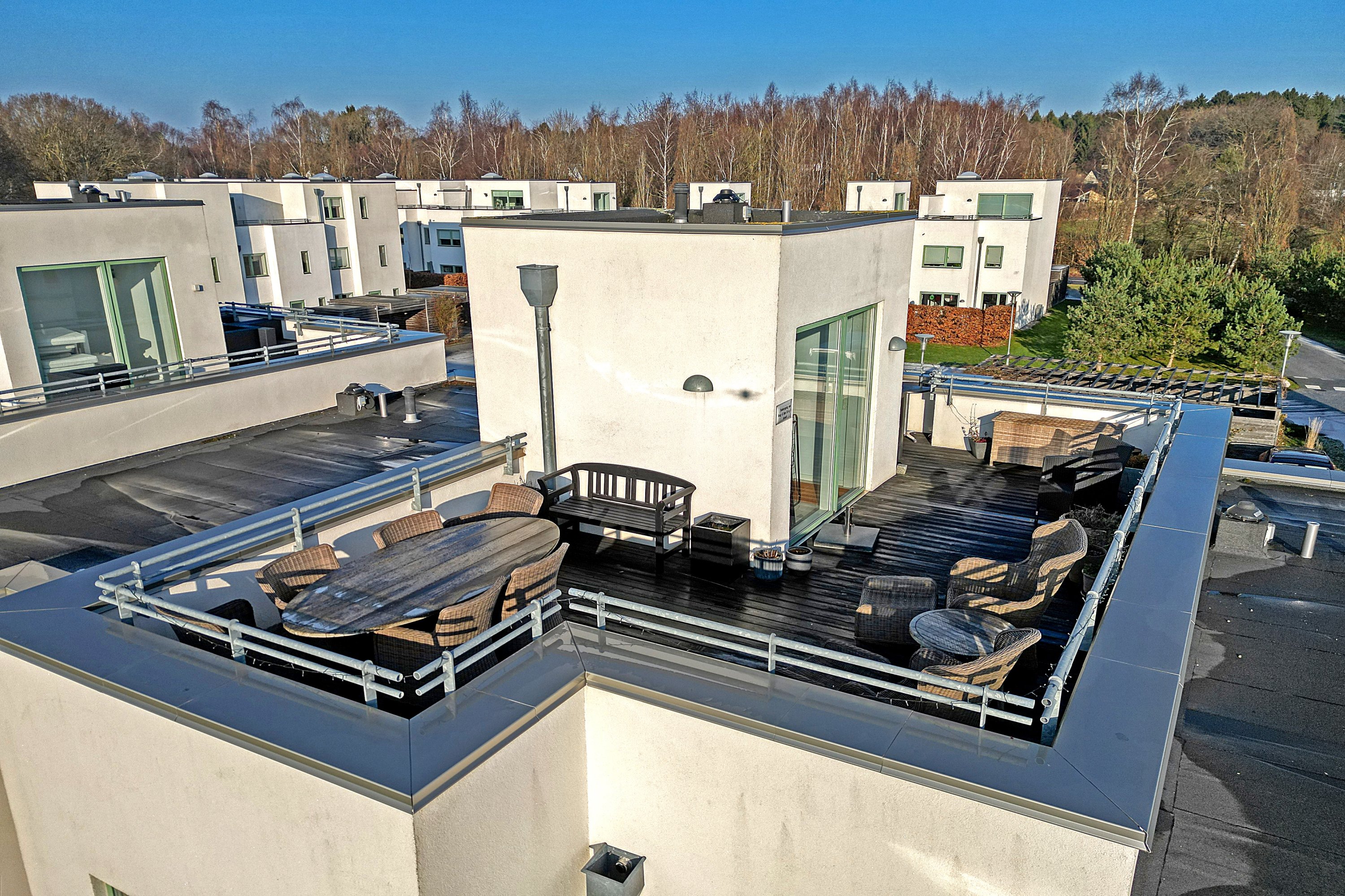 Miniaturebillede 1: terrasse. Billede af Torphusene 46, 3050 Humlebæk