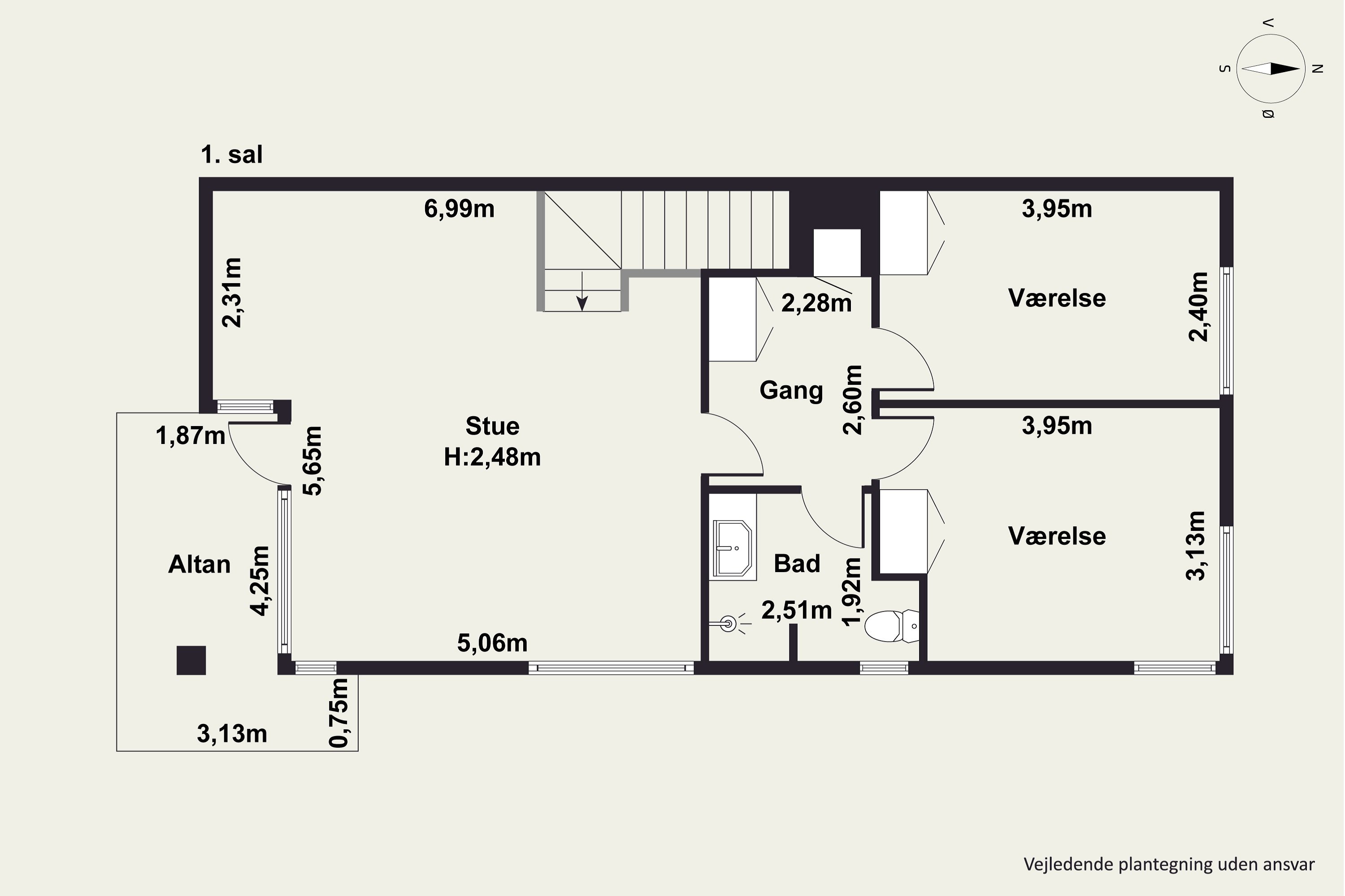 Plantegninger billede af Falkenbergvænget 8, 3140 Ålsgårde