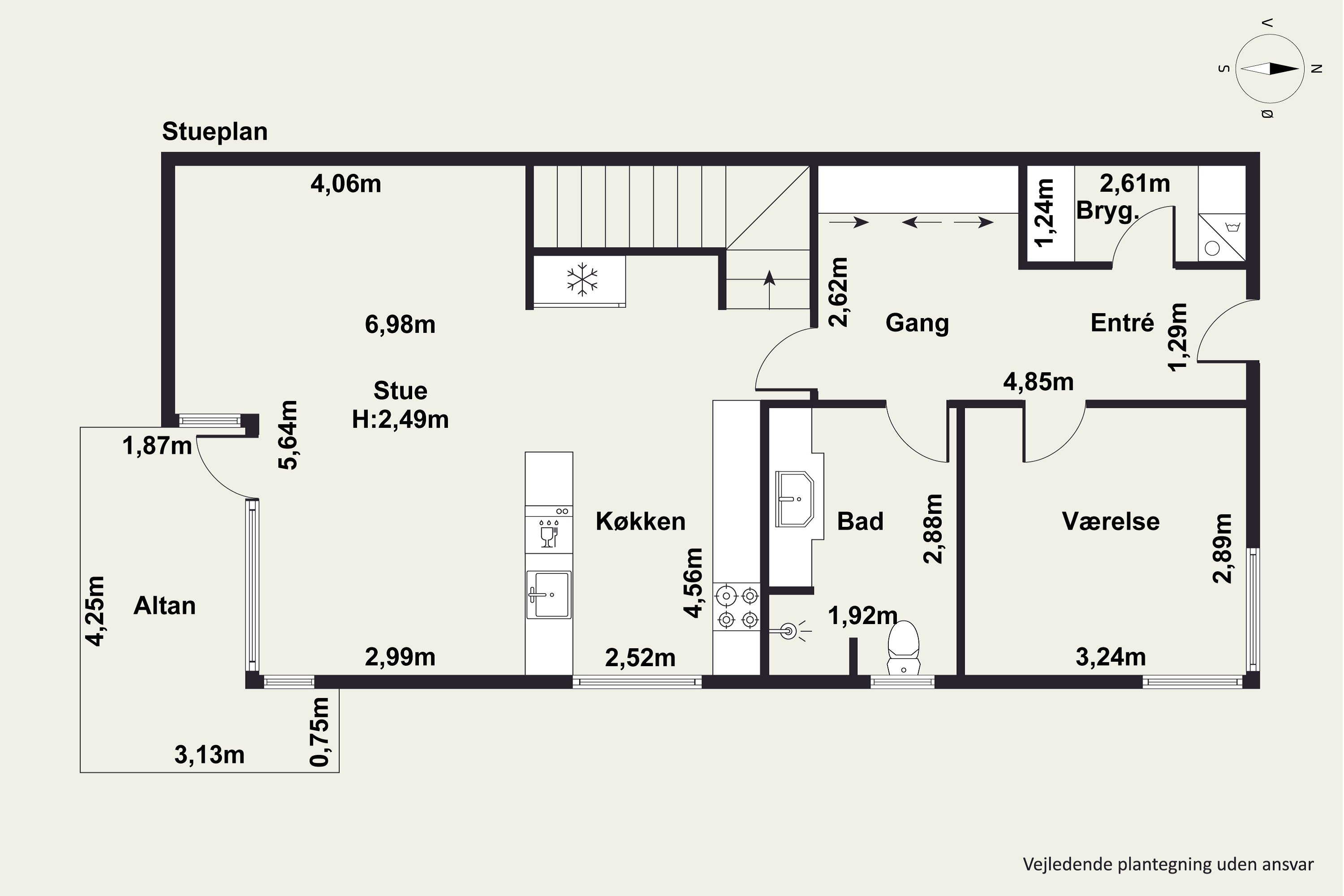 Plantegninger billede af Falkenbergvænget 8, 3140 Ålsgårde