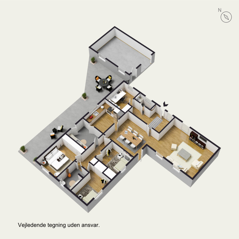 Plantegninger billede af Grammingtoften 15, Sdr Hygum, 6630 Rødding