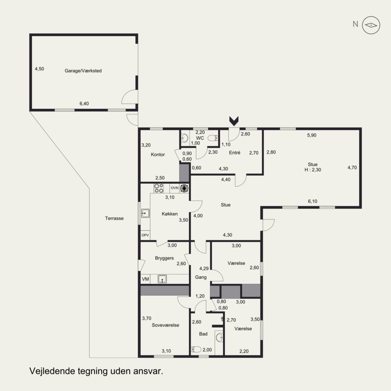 Plantegninger billede af Grammingtoften 15, Sdr Hygum, 6630 Rødding