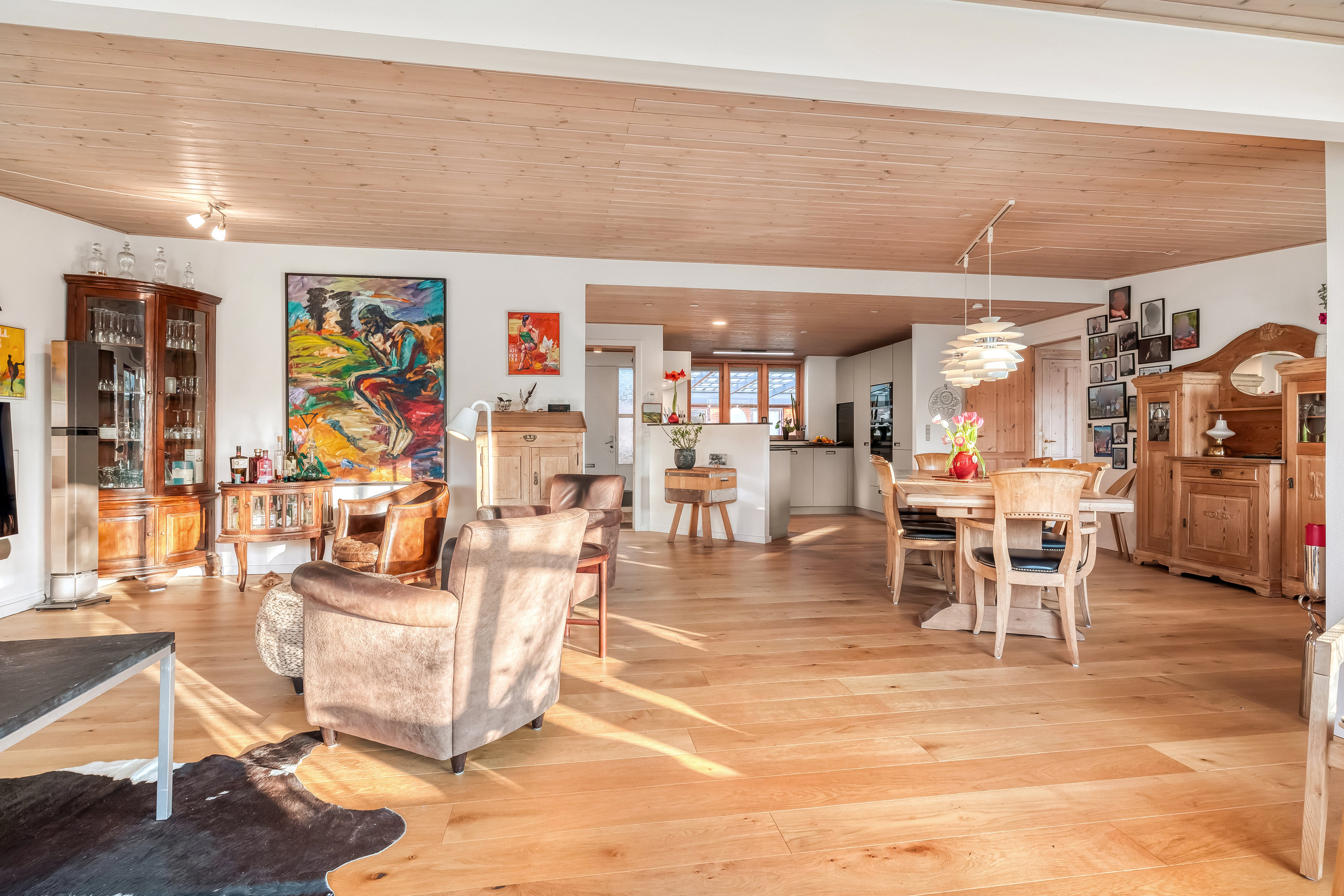 Fremhævet køkken alrum billede i fuldskærmstilstand. Billede af Ydunsvej 5, 7620 Lemvig