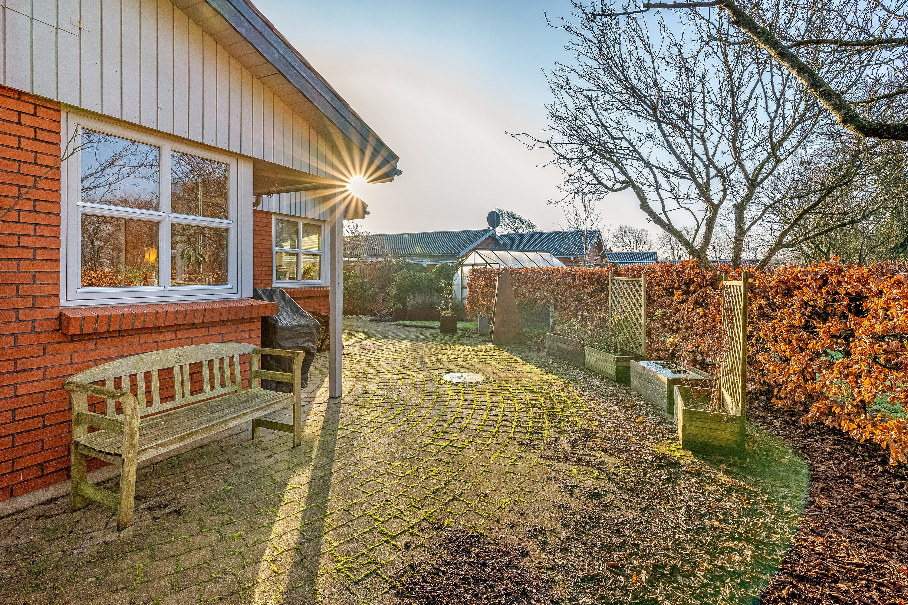 Fremhævet terrasse billede i fuldskærmstilstand. Billede af Ydunsvej 5, 7620 Lemvig