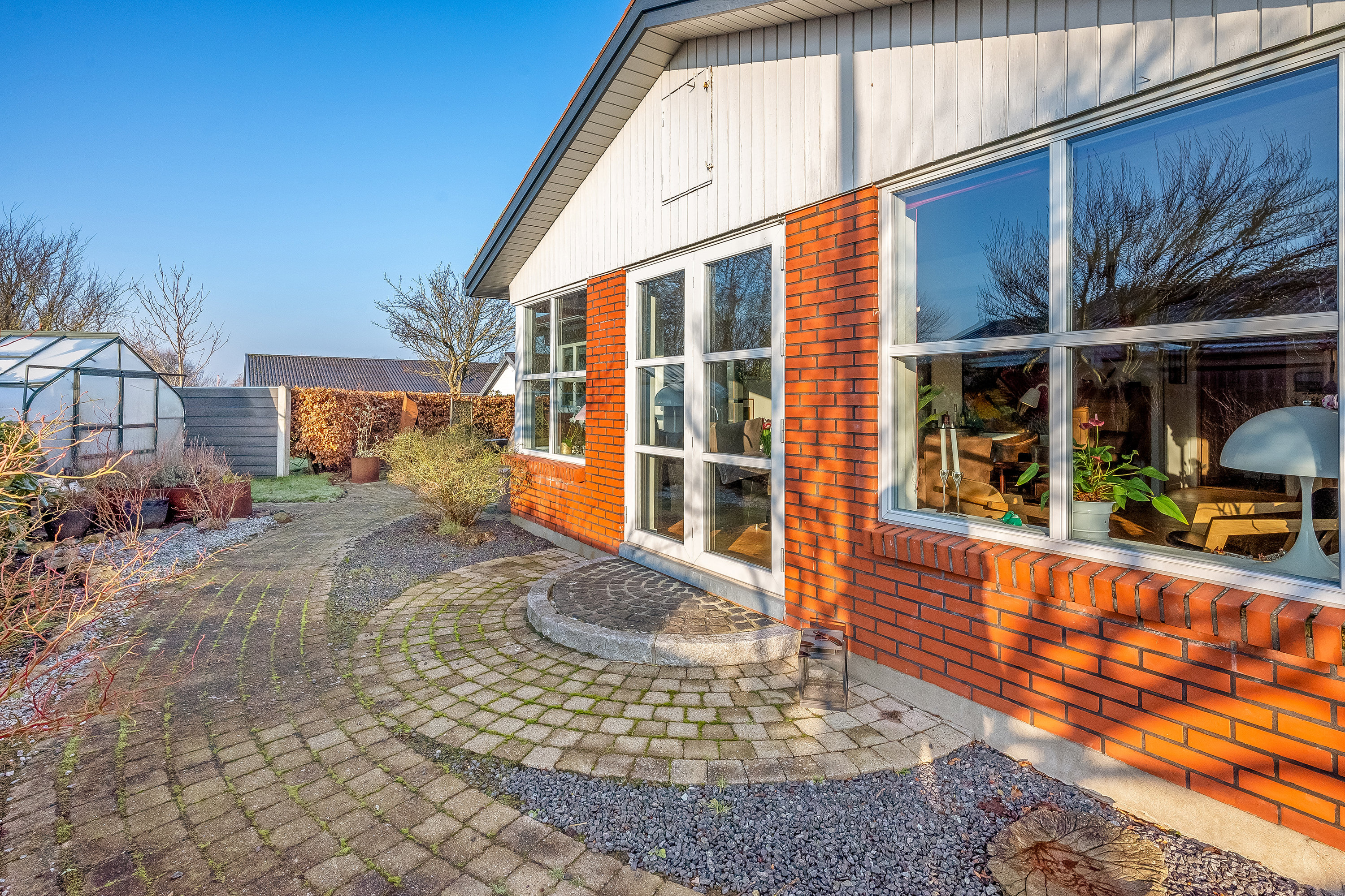 Fremhævet terrasse billede i fuldskærmstilstand. Billede af Ydunsvej 5, 7620 Lemvig