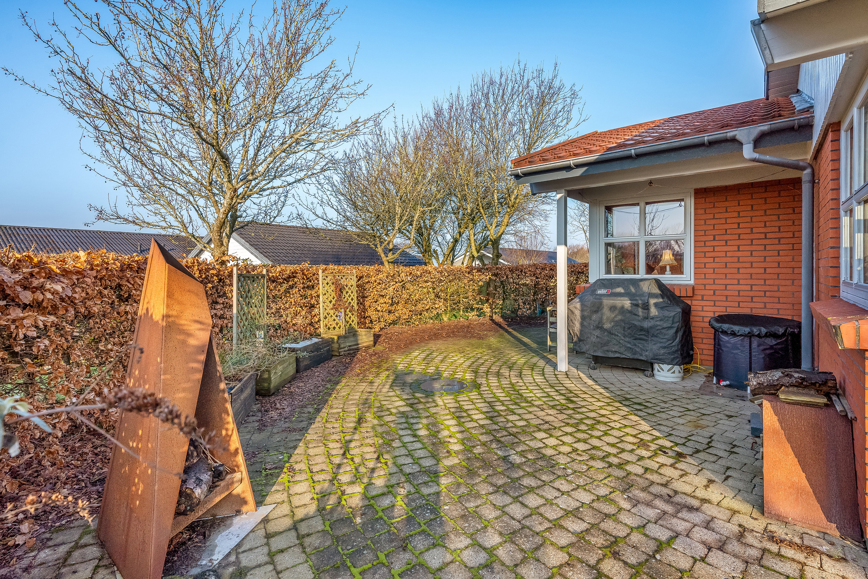 Fremhævet terrasse billede i fuldskærmstilstand. Billede af Ydunsvej 5, 7620 Lemvig