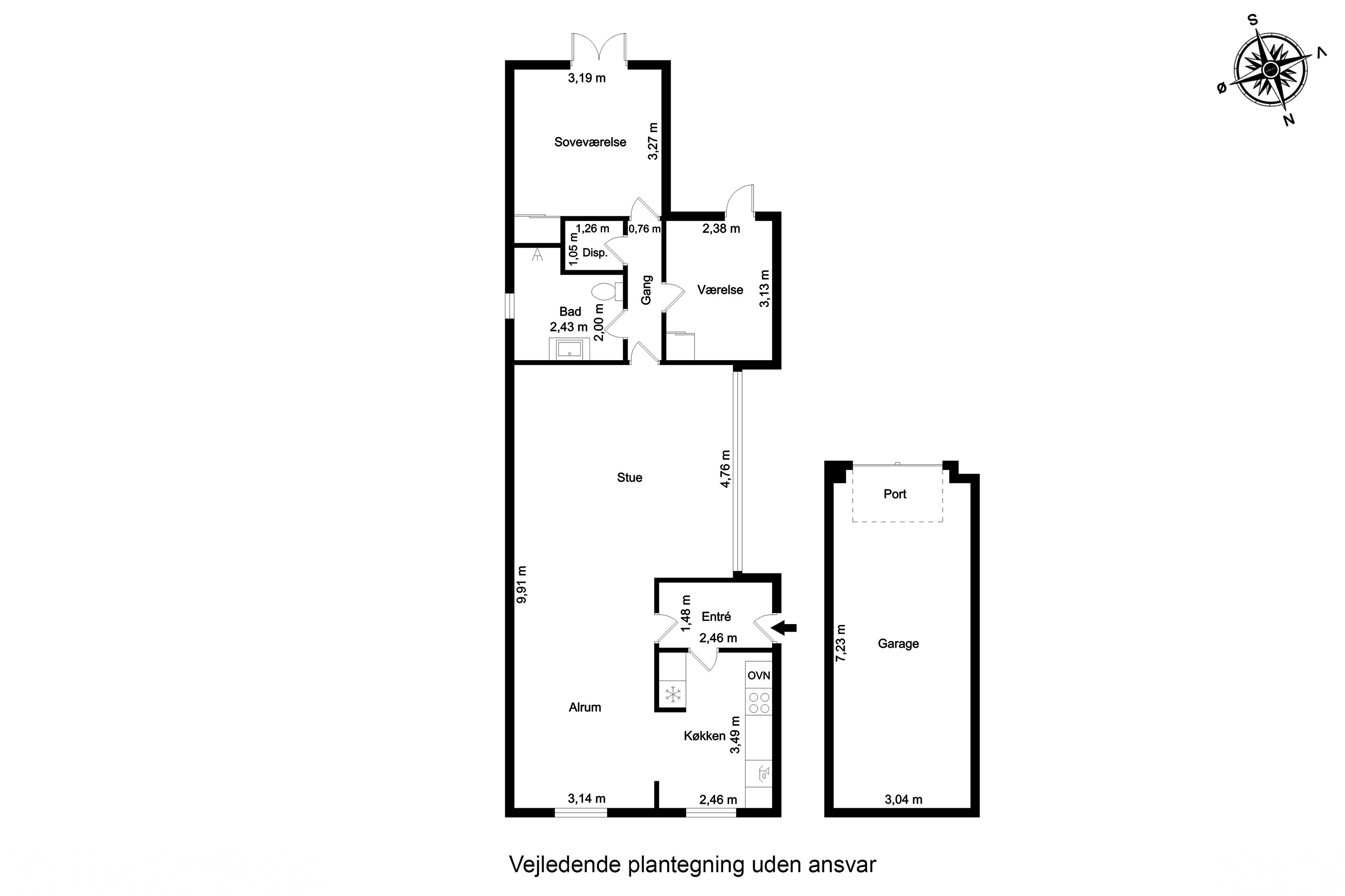 Plantegninger billede af Behrendtsvej 16, 5500 Middelfart