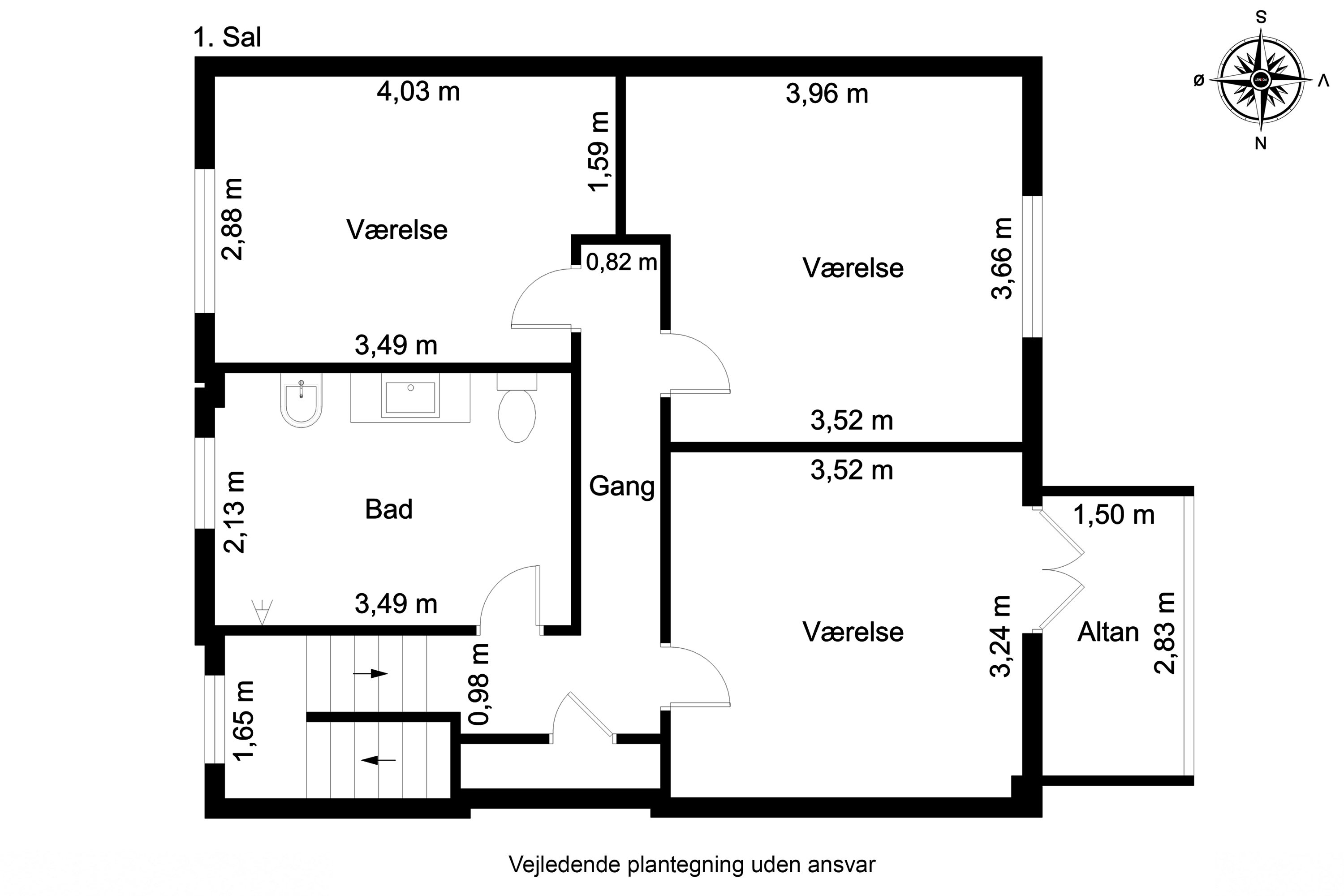 Plantegninger billede af Sadolinsgade 100, 5230 Odense M