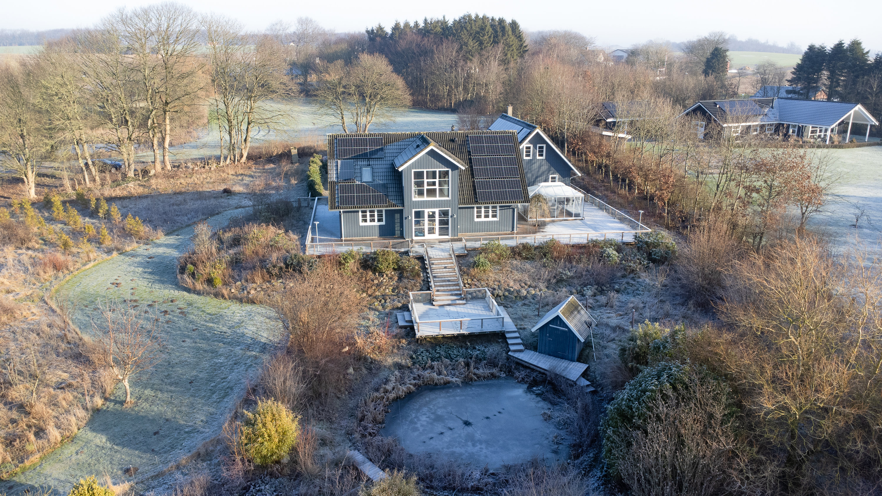 Miniaturebillede 1: ejendommen. Billede af Fuglsangvej 3, Vinding, 8654 Bryrup