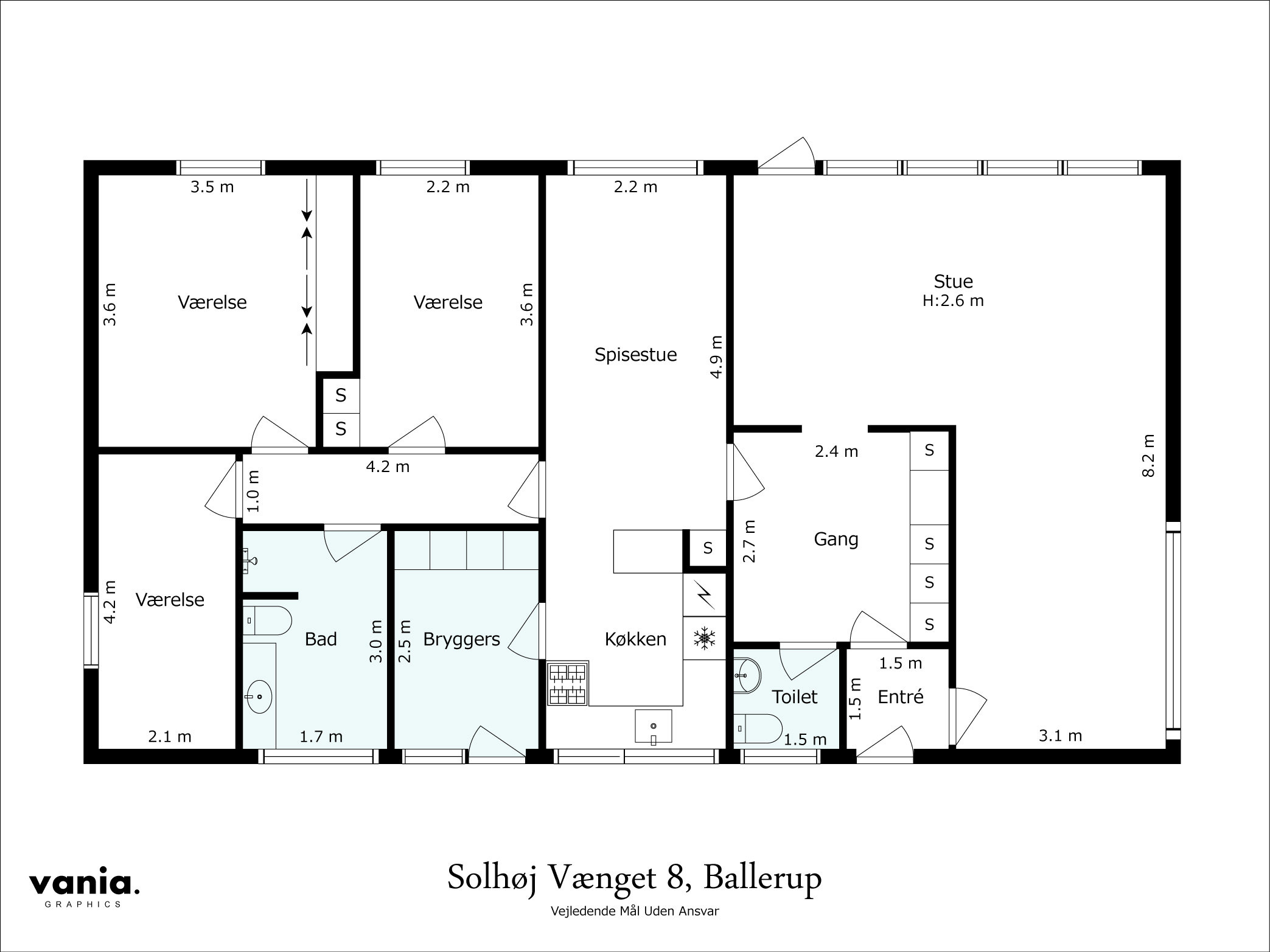 Plantegninger billede af Solhøj Vænget 8, 2750 Ballerup